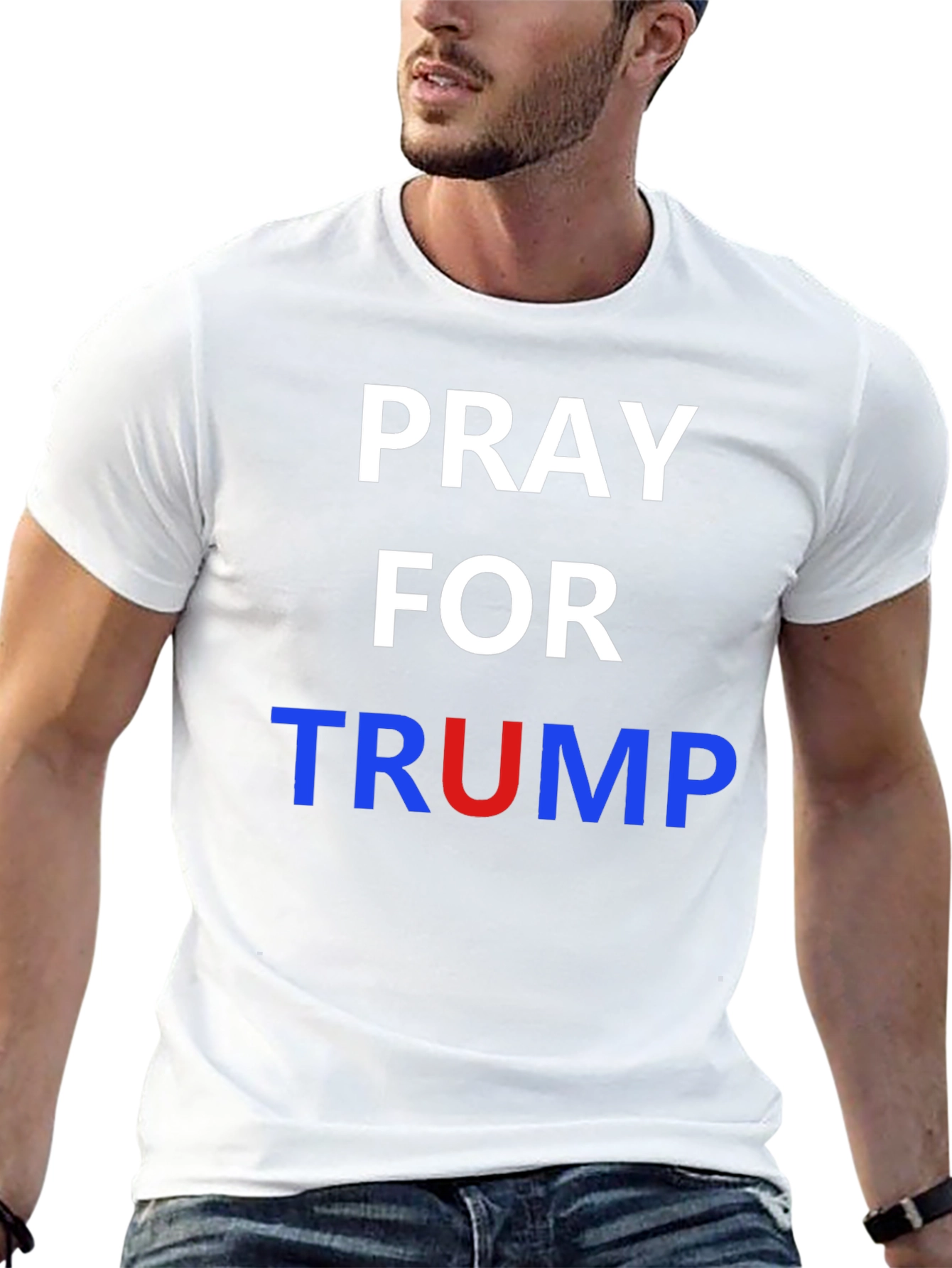 Pray for Trump T-Shirt - Patriotic Graphic Tee