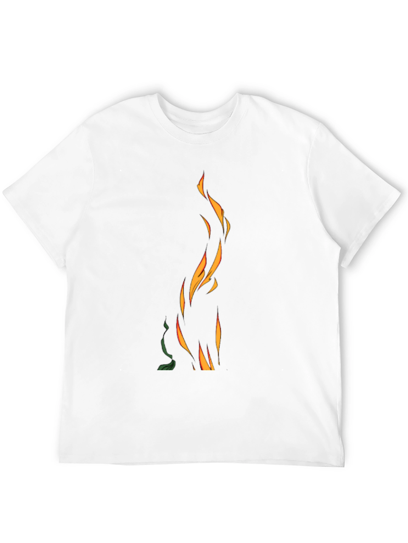 Flame Graphic Black T-Shirt