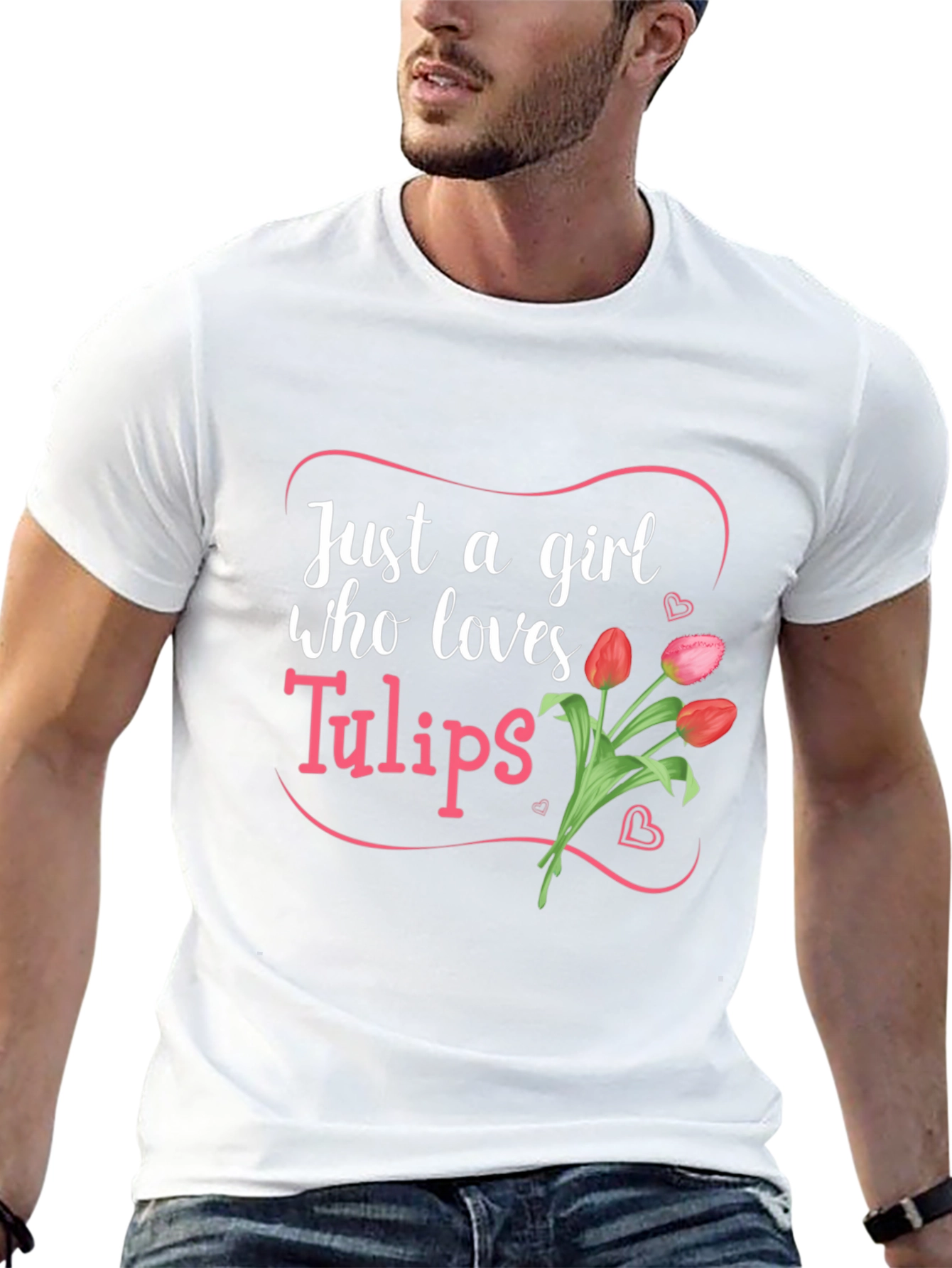 Just a Girl Who Loves Tulips T-Shirt