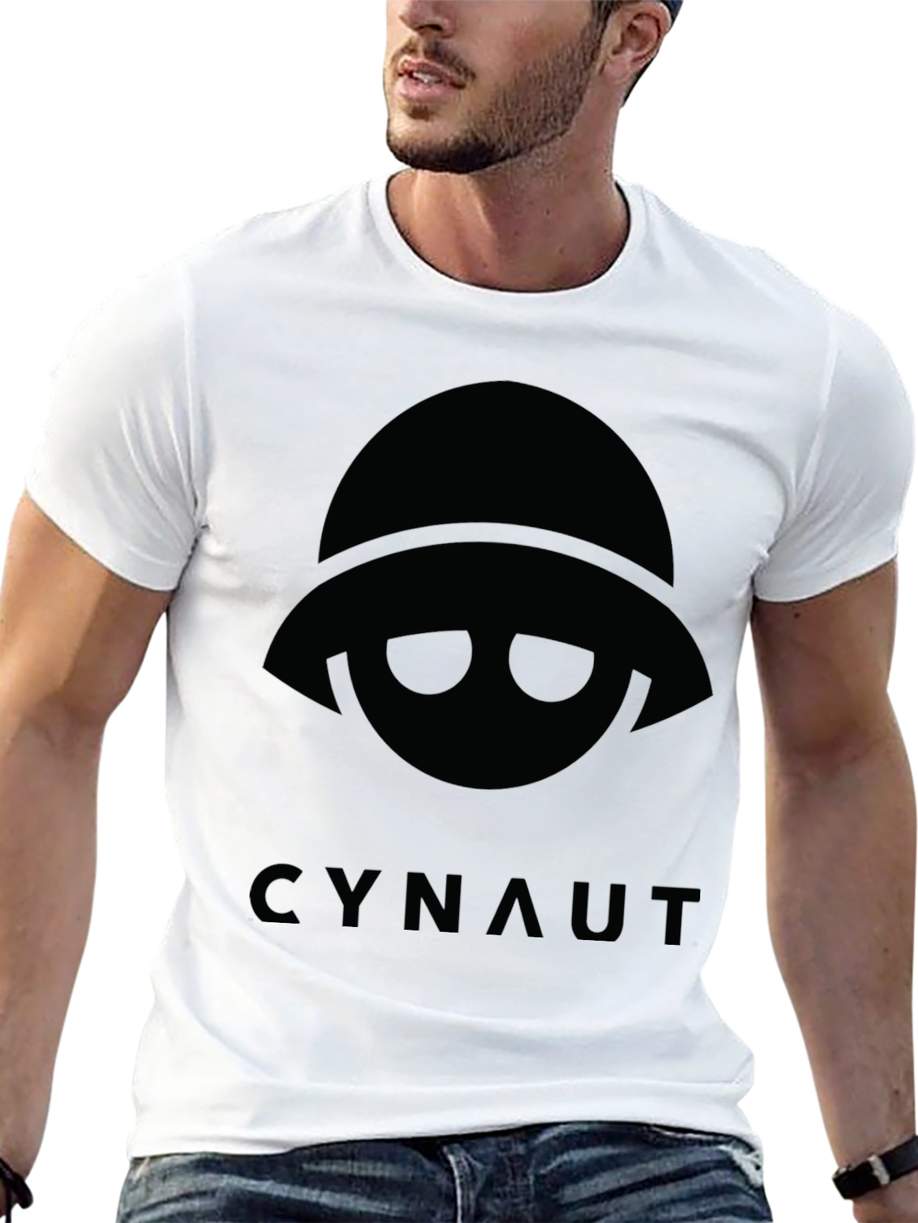 Cynaut Graphic Tee - Black Crew Neck