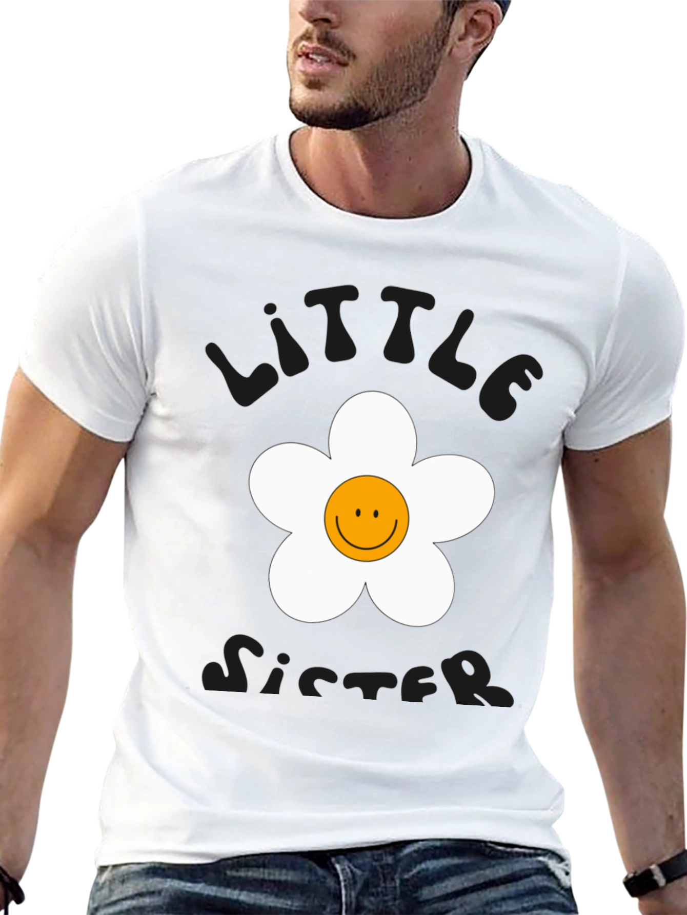 Little Sister Daisy Graphic Tee