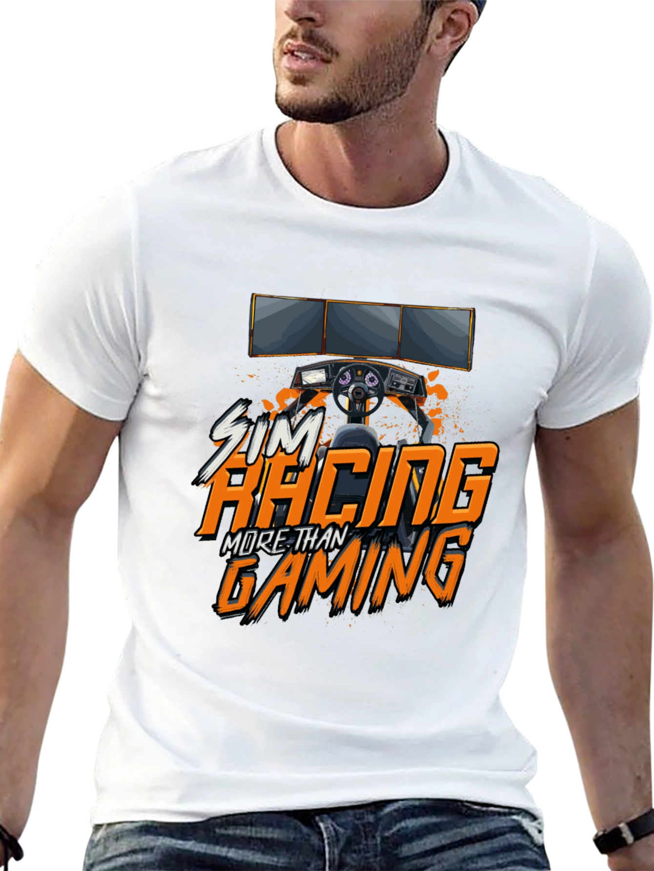 Sim Racing T-Shirt - Gamer Apparel
