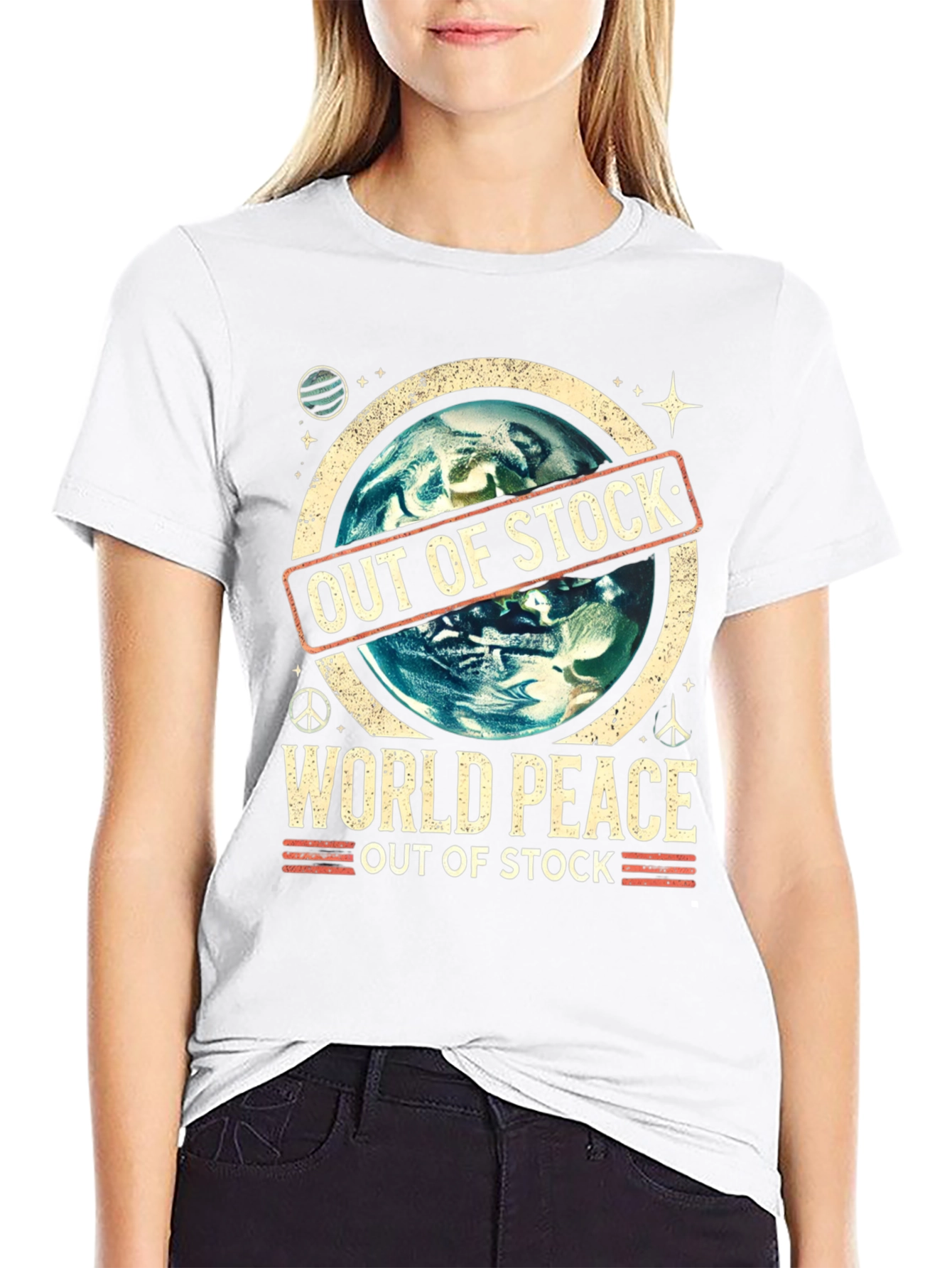 Out of Stock World Peace T-Shirt