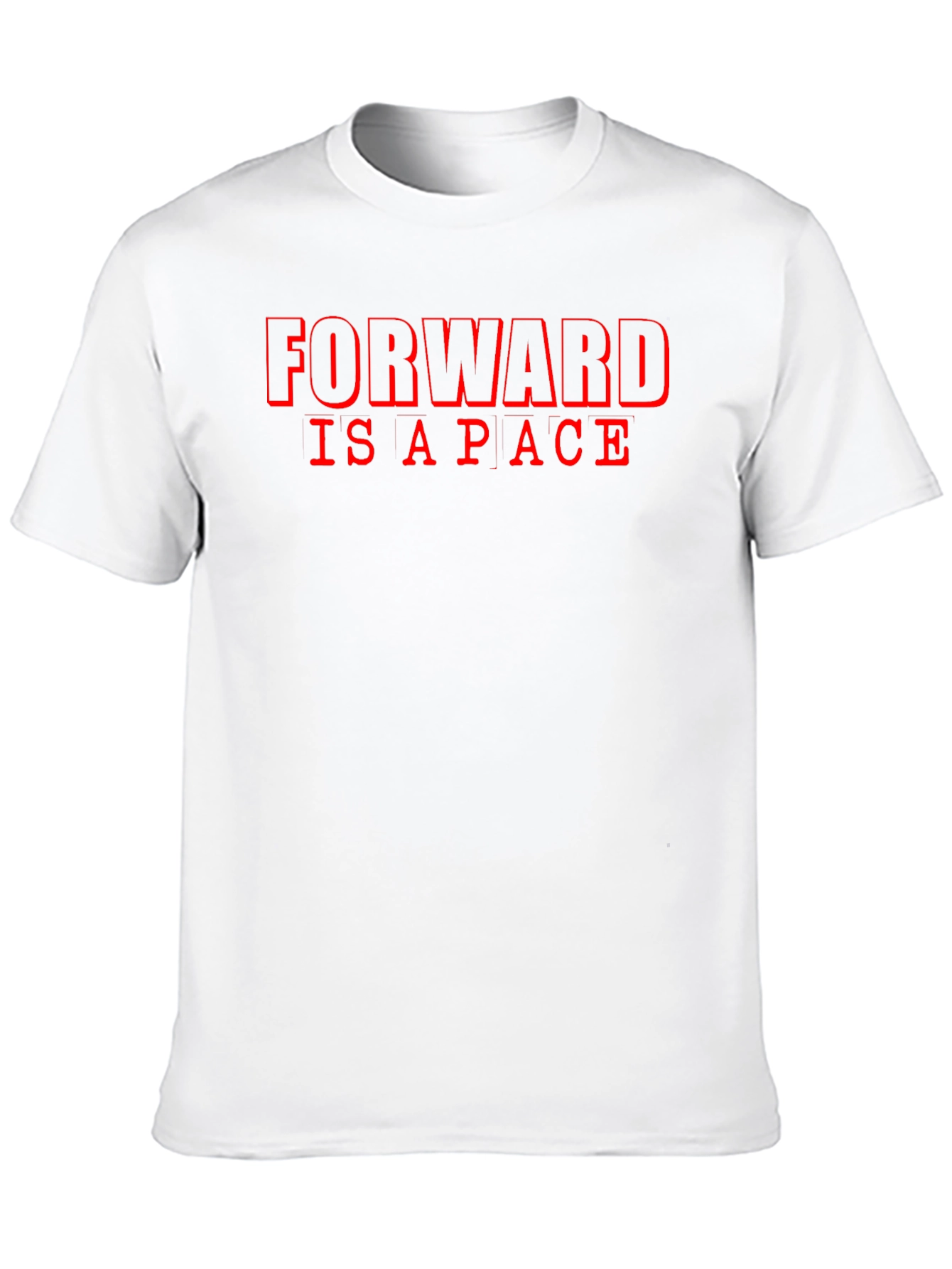 Forward Is A Pace Graphic Tee - Black