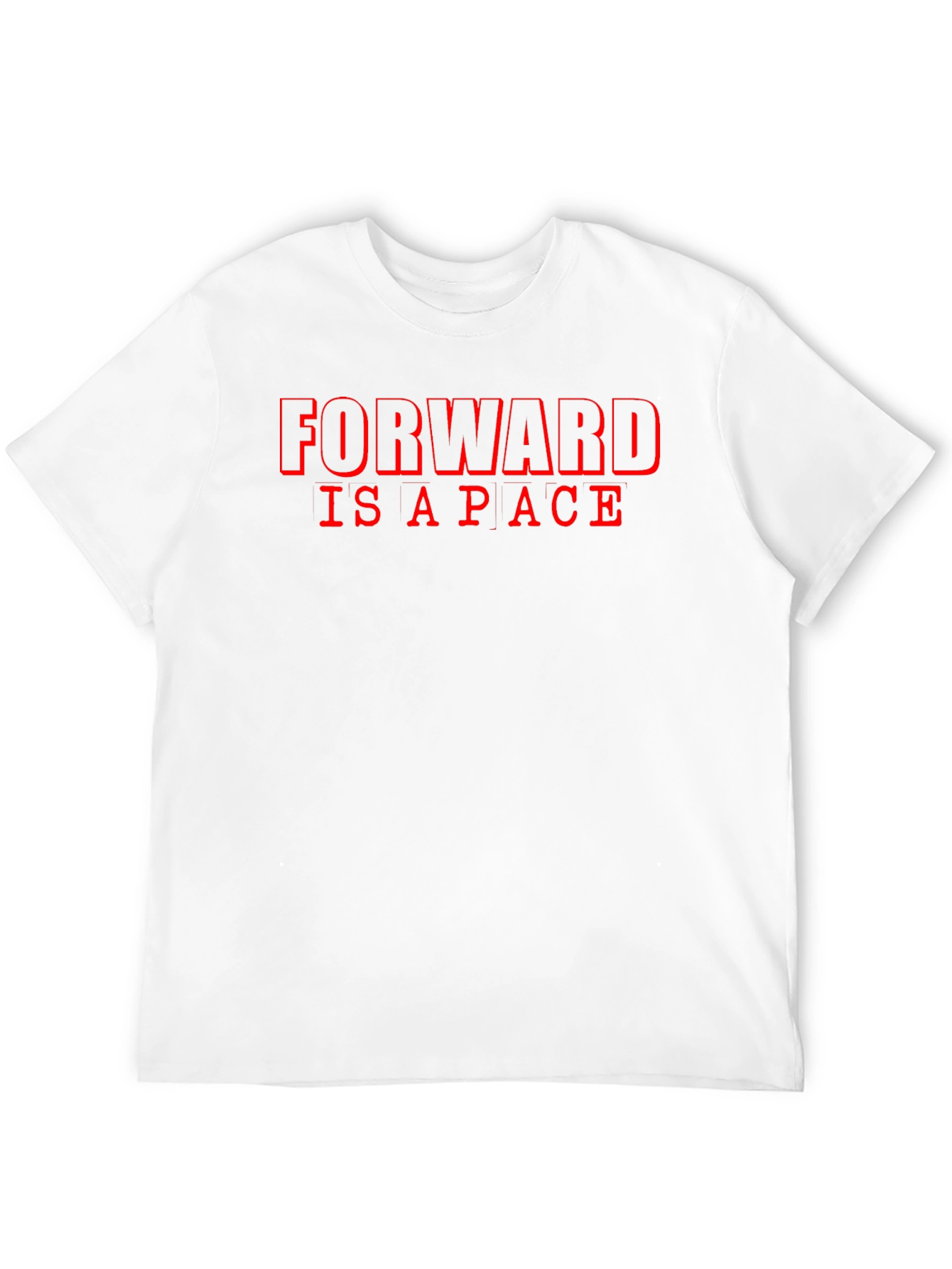 Forward Is A Pace Graphic Tee - Black