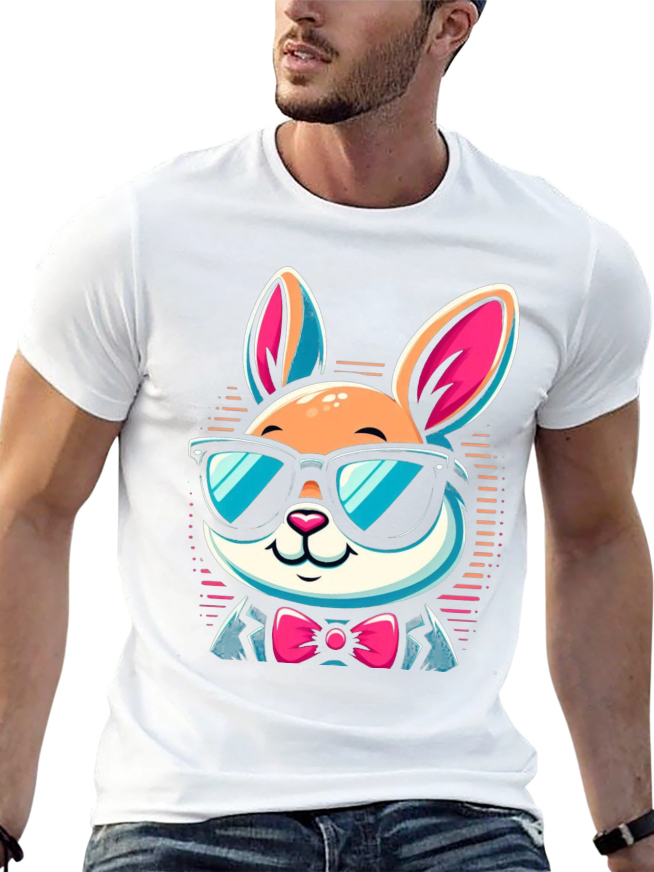 Cool Rabbit Graphic Tee