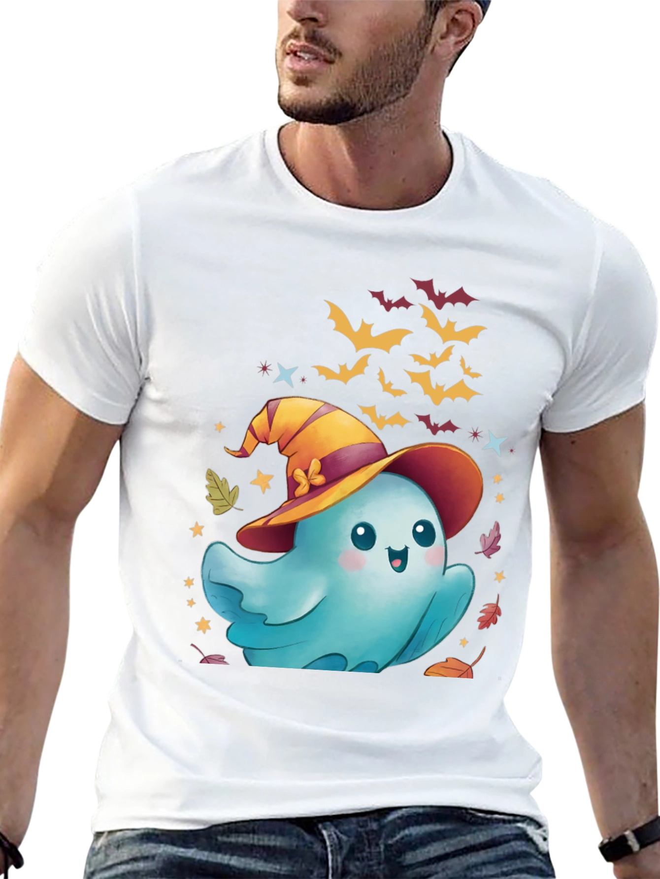 Cute Halloween Ghost T-Shirt