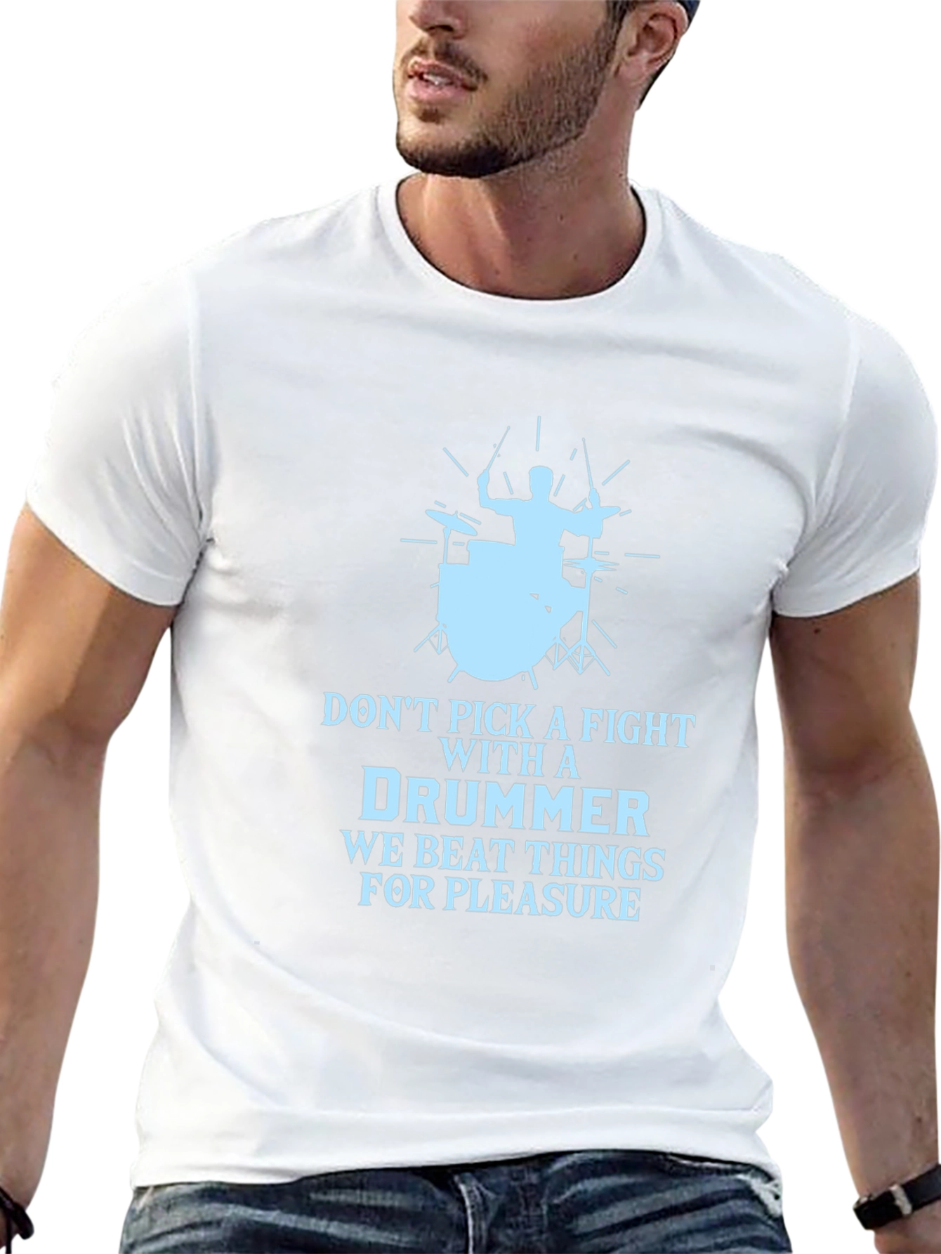 Drummer T-Shirt - Beat Things For Pleasure!