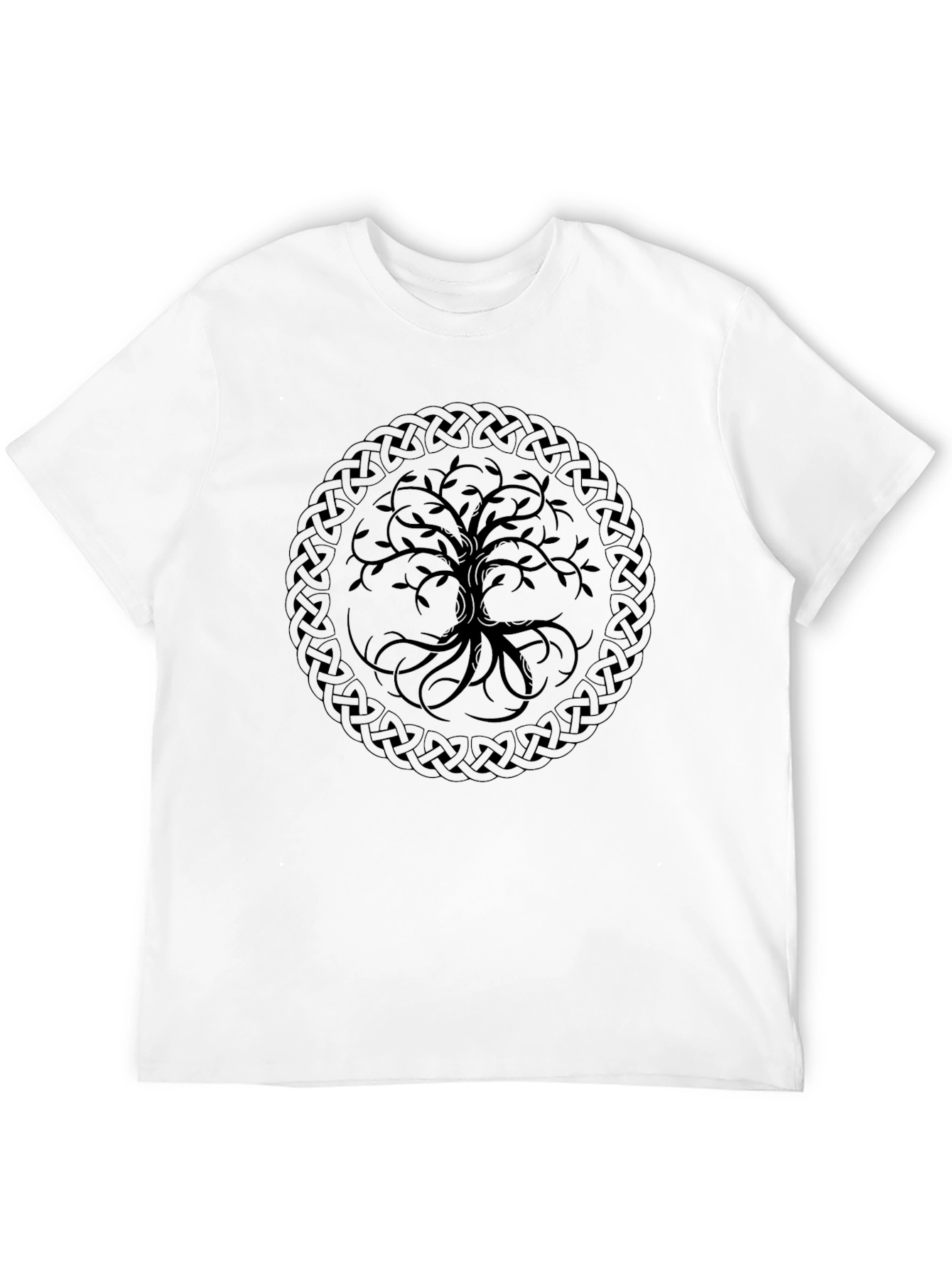 Celtic Tree of Life Black Graphic Tee