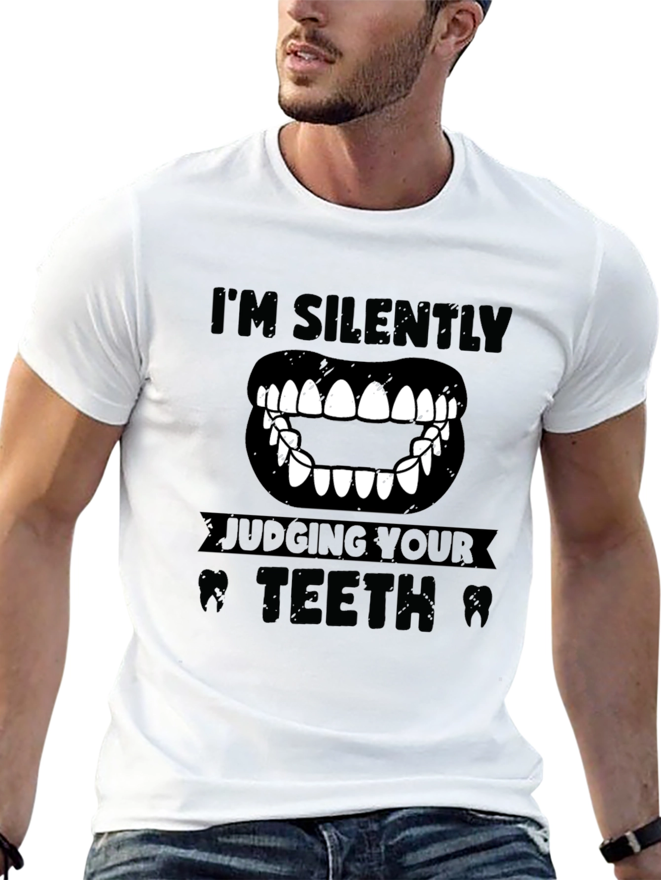 Im Silently Judging Your Teeth Graphic Tee