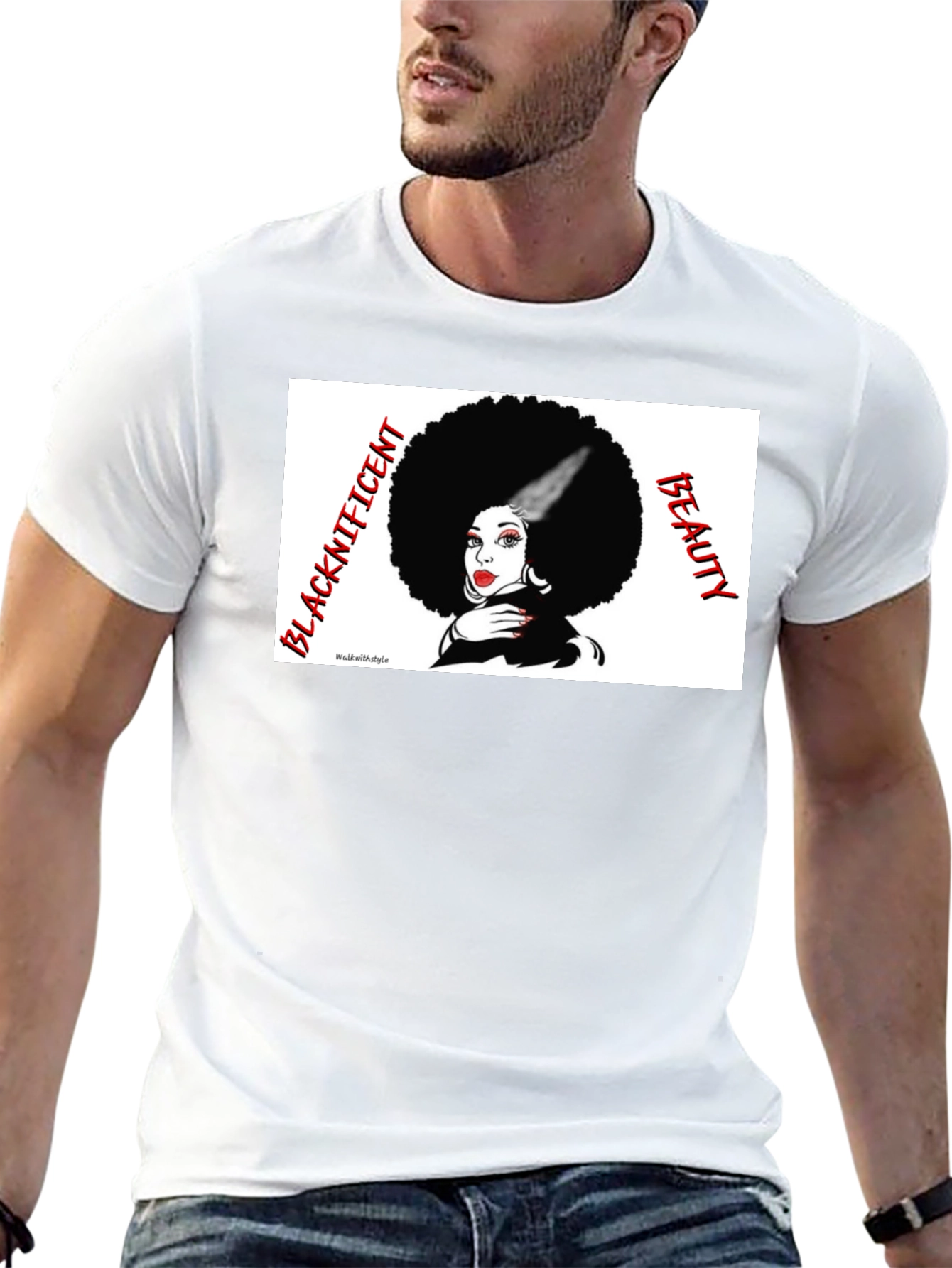 Blacknificent Beauty T-Shirt - Afro Queen Tee