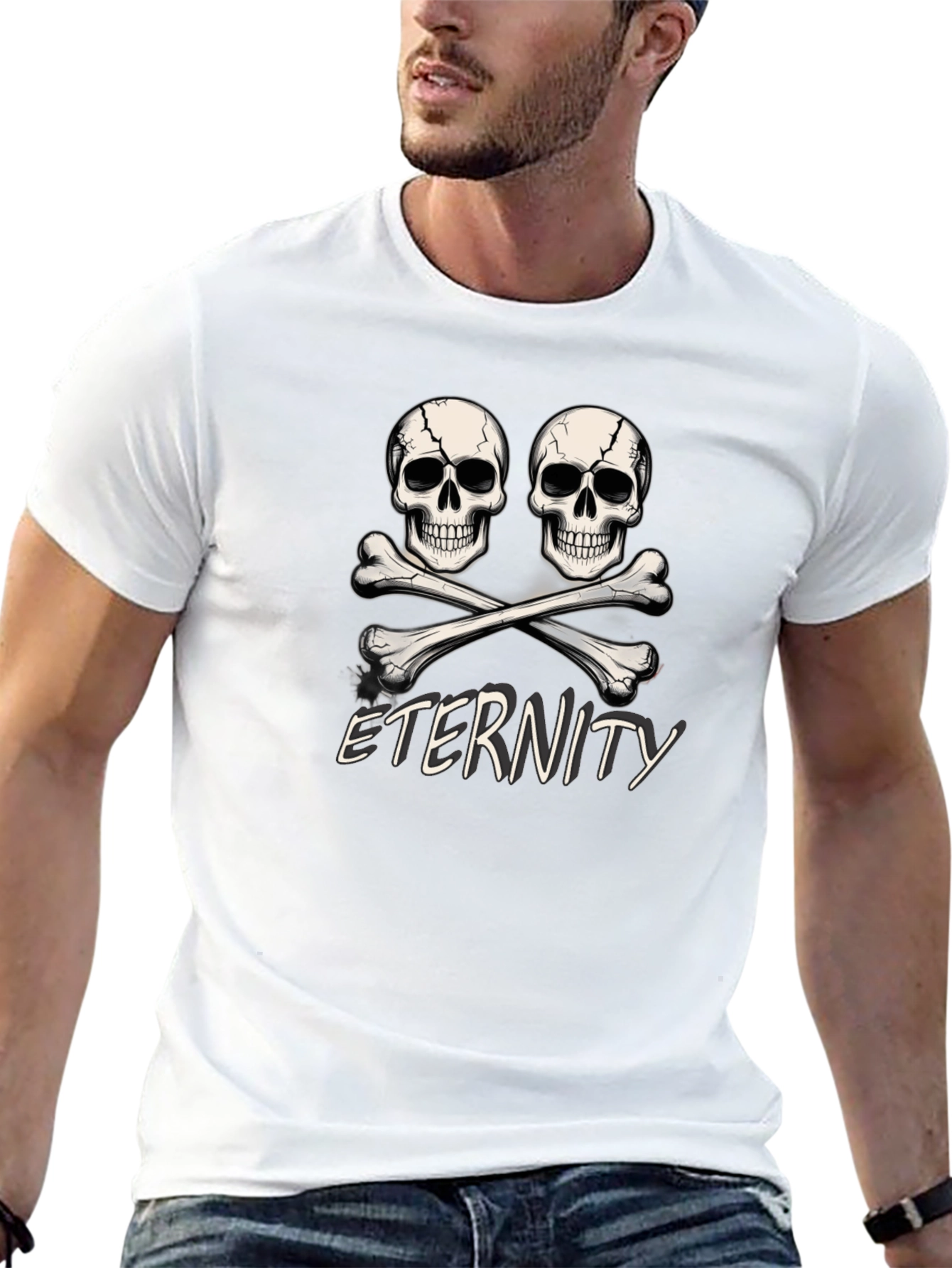 Eternity Skull & Crossbones Graphic Tee