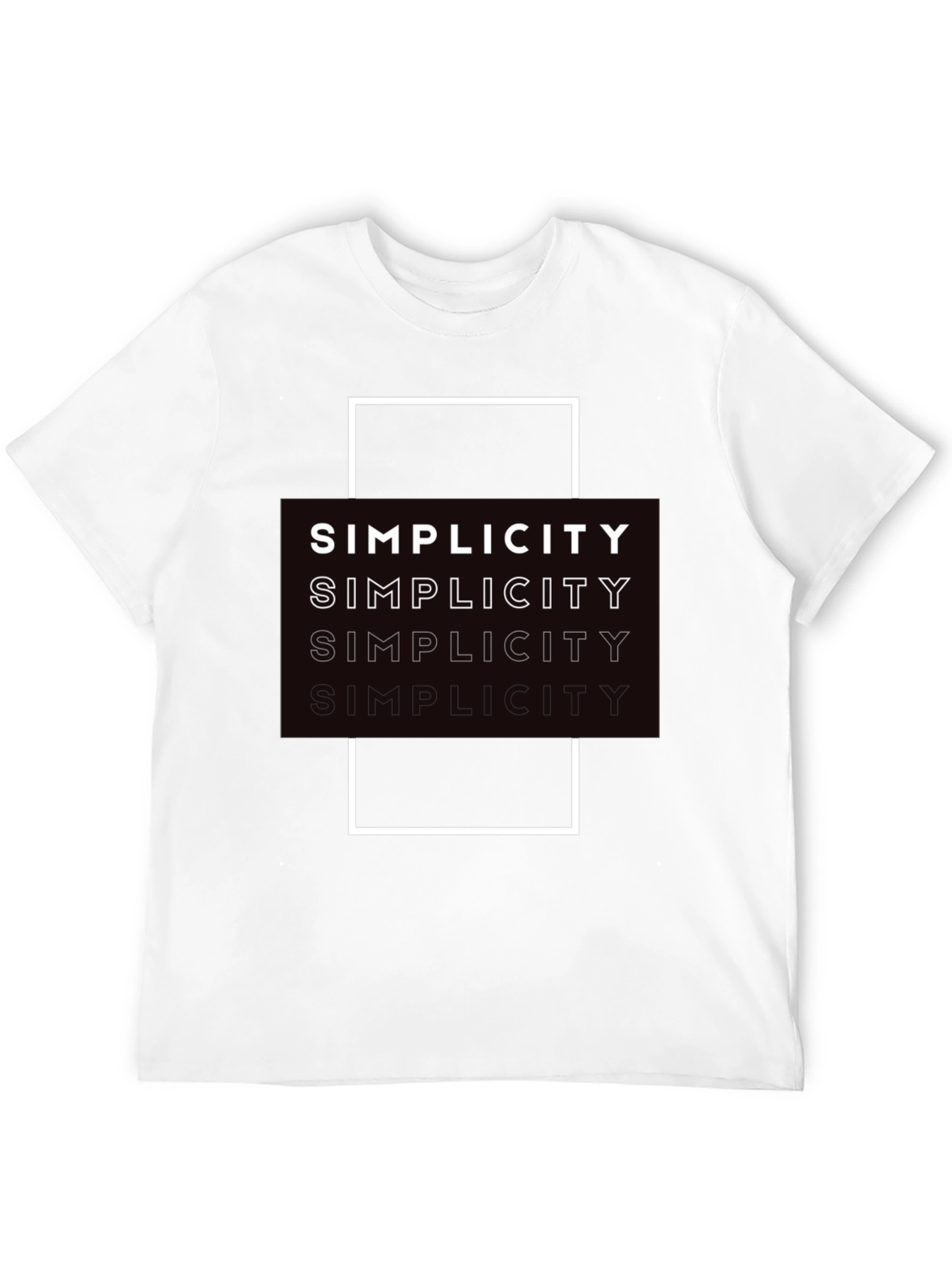 Minimalist Simplicity Graphic T-Shirt