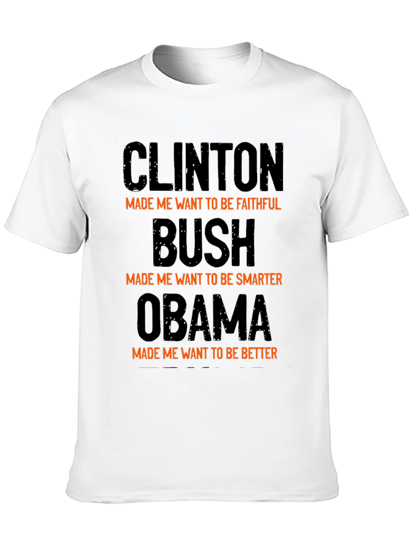 Political Humor T-Shirt: Clinton Bush Obama