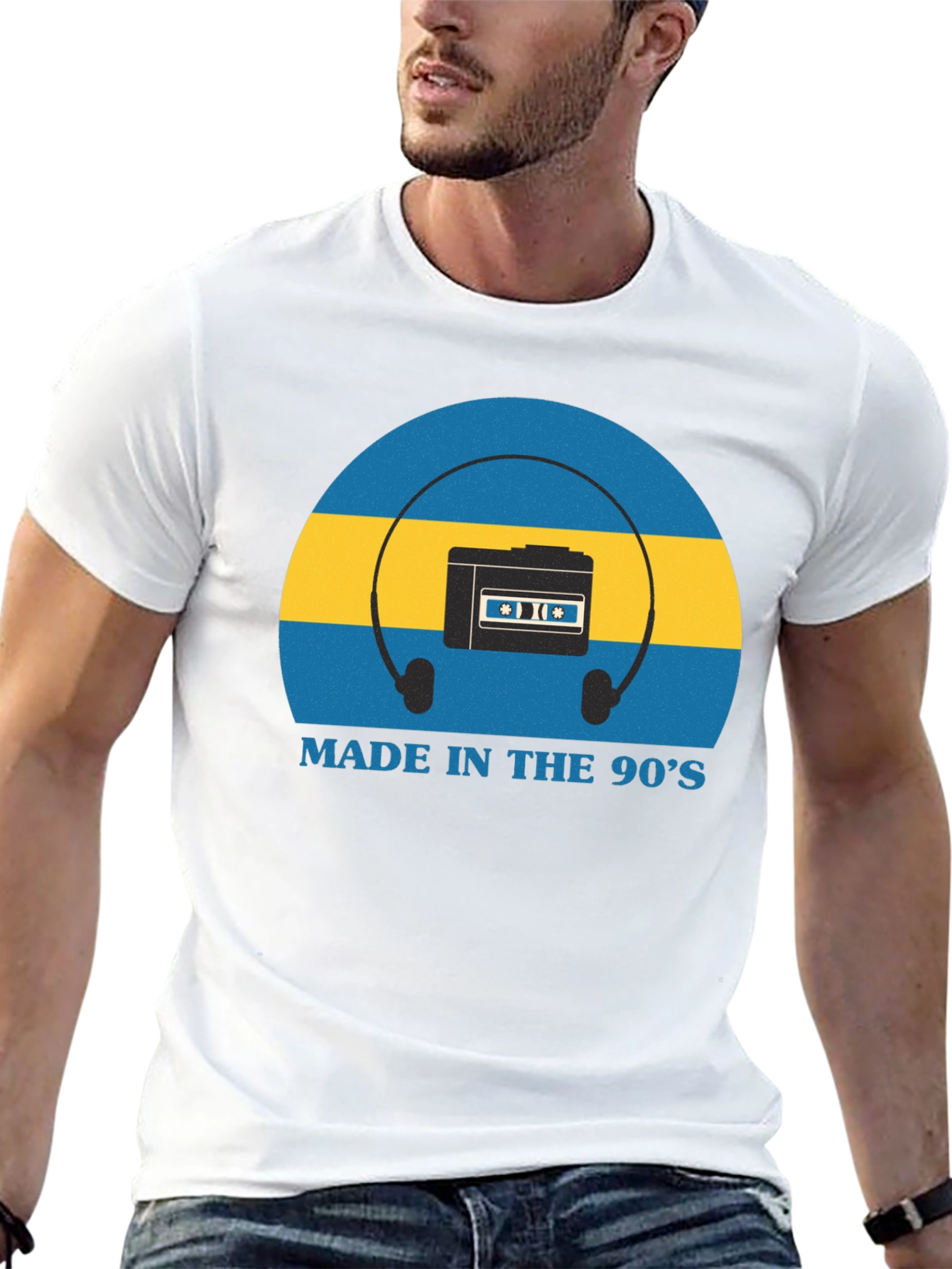 Retro 90s Cassette Player T-Shirt