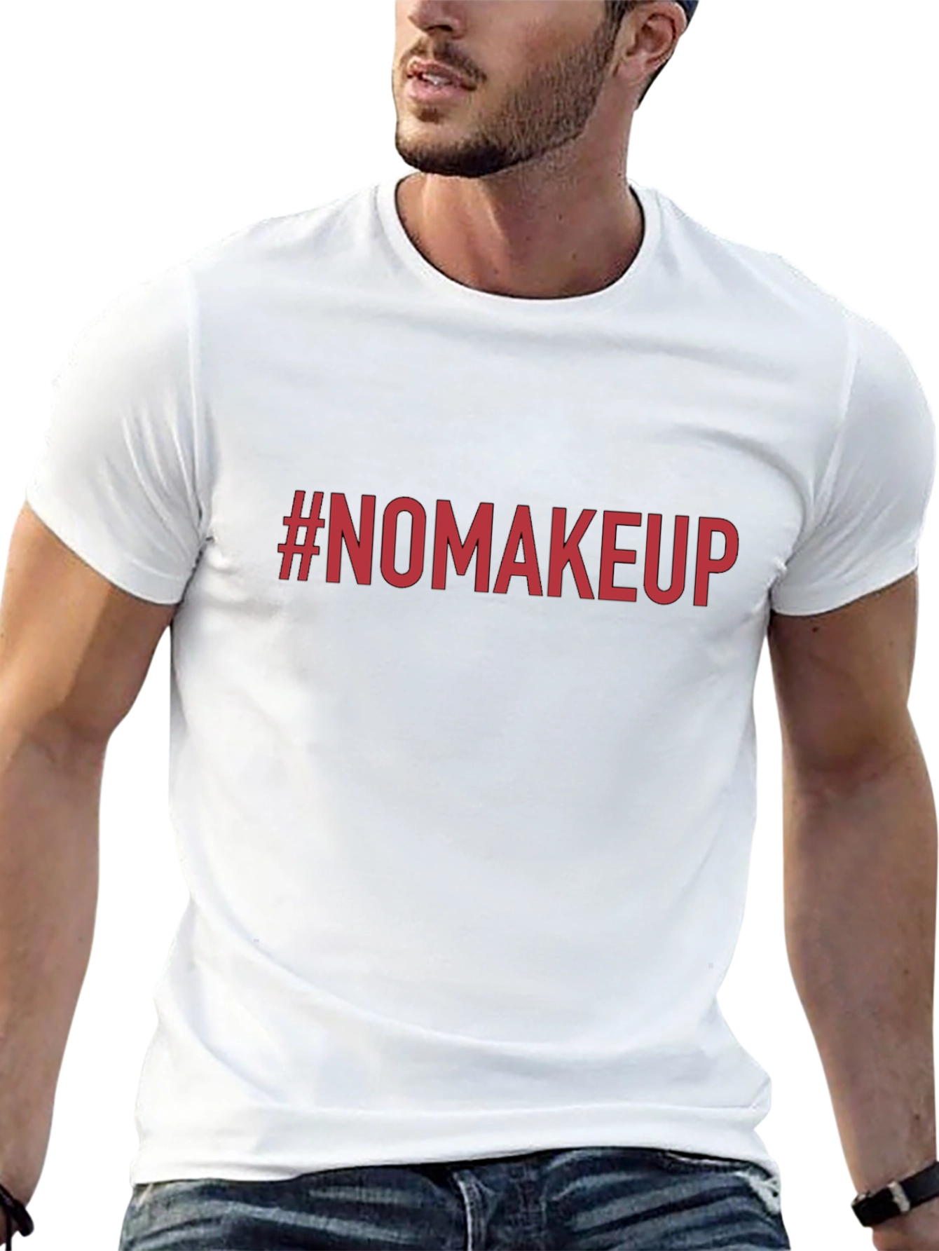 #NOMAKEUP Black T-Shirt - Bold Statement Tee