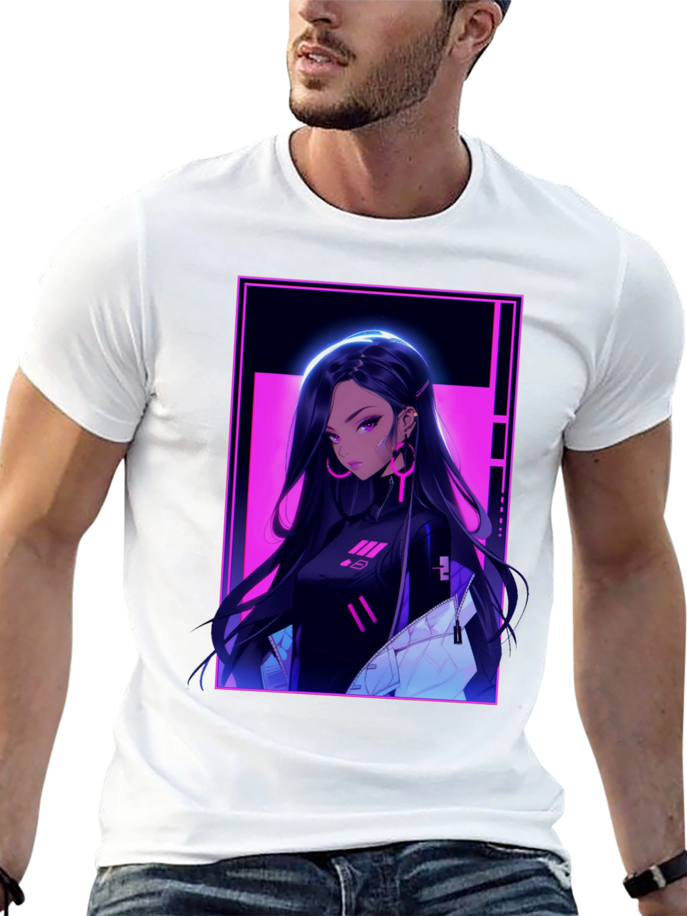 Anime Girl T-Shirt - Cool Graphic Tee