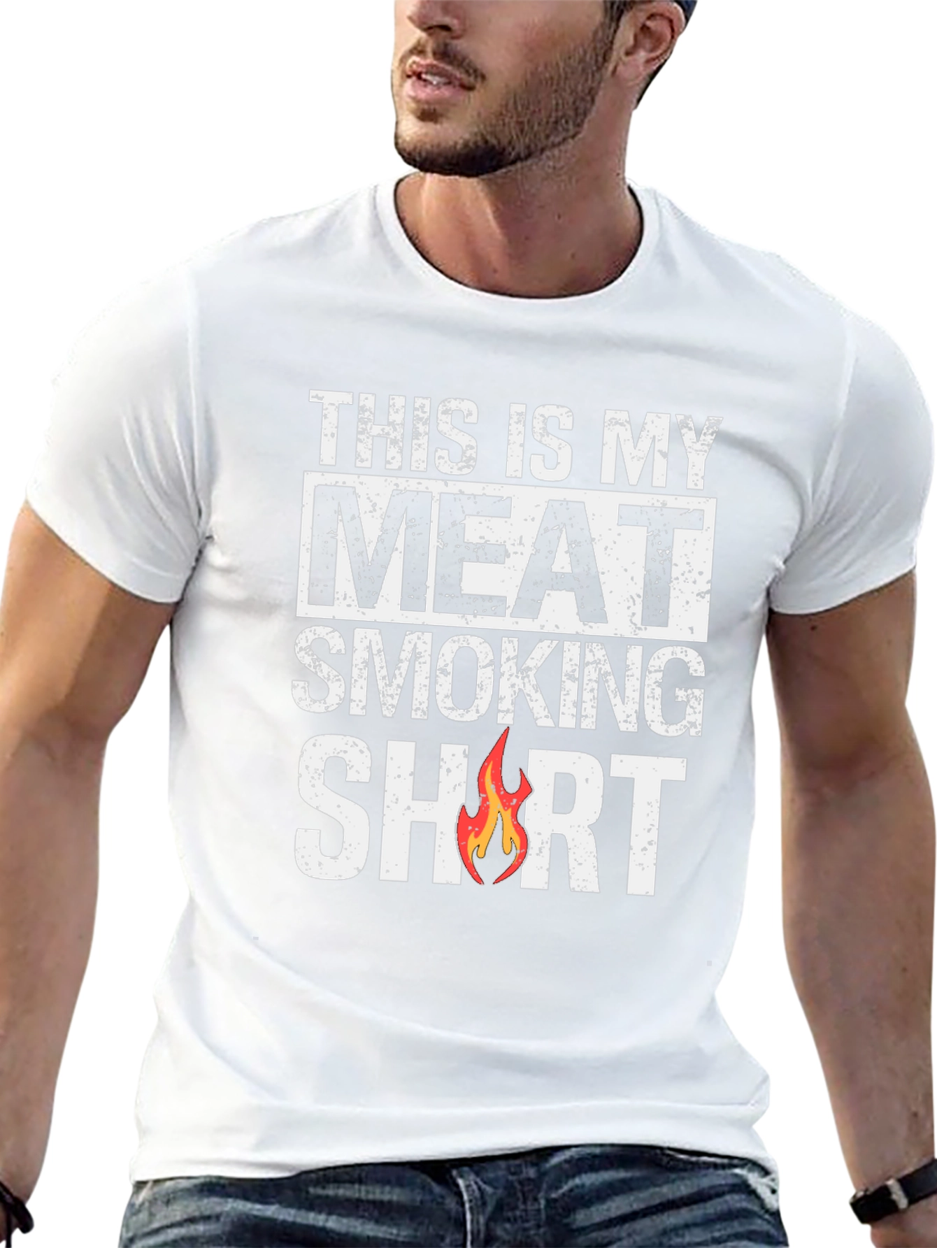 Meat Smoking Short Sleeve T-Shirt