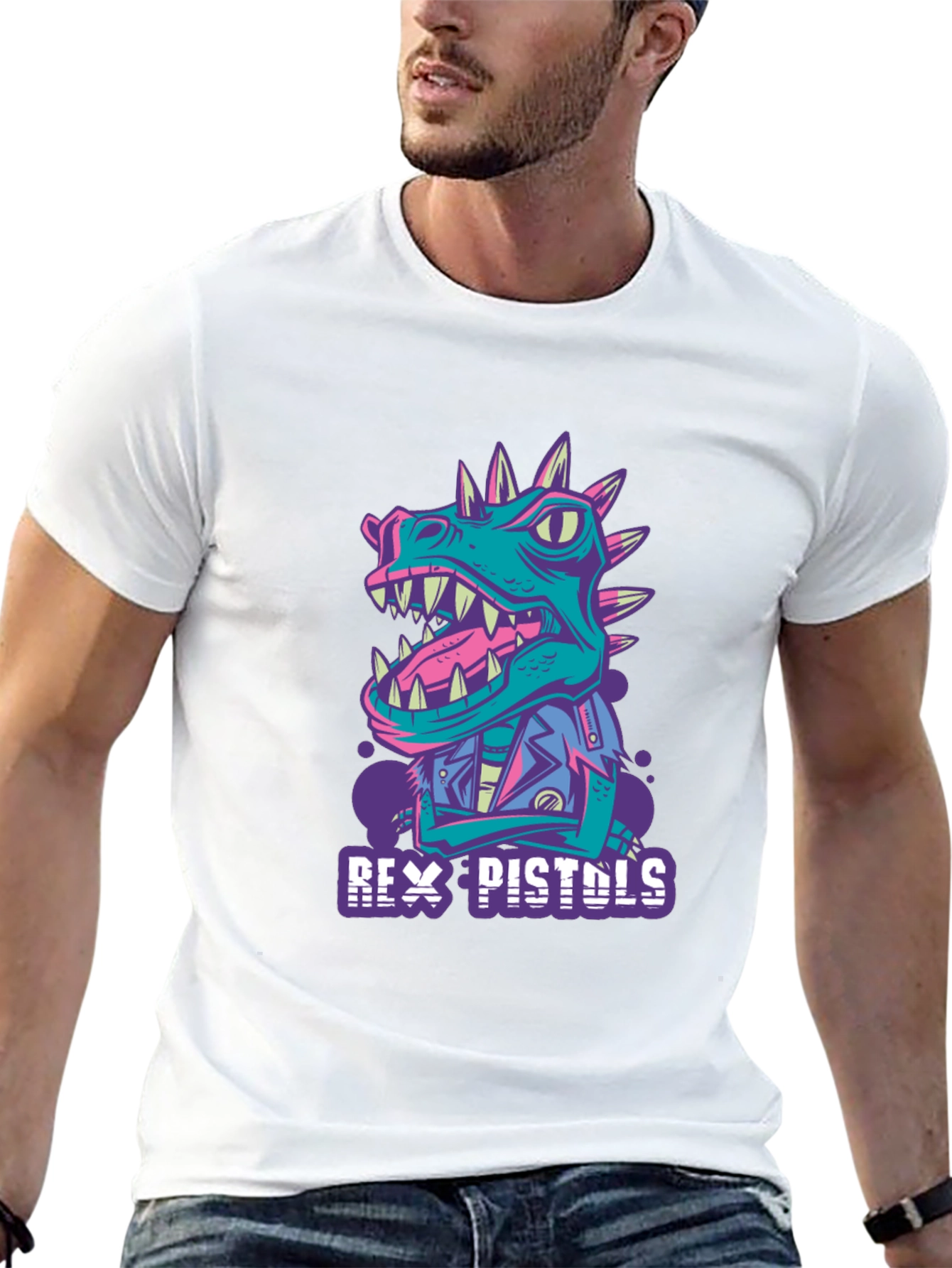 Rex Pistols Dinosaur Punk T-Shirt