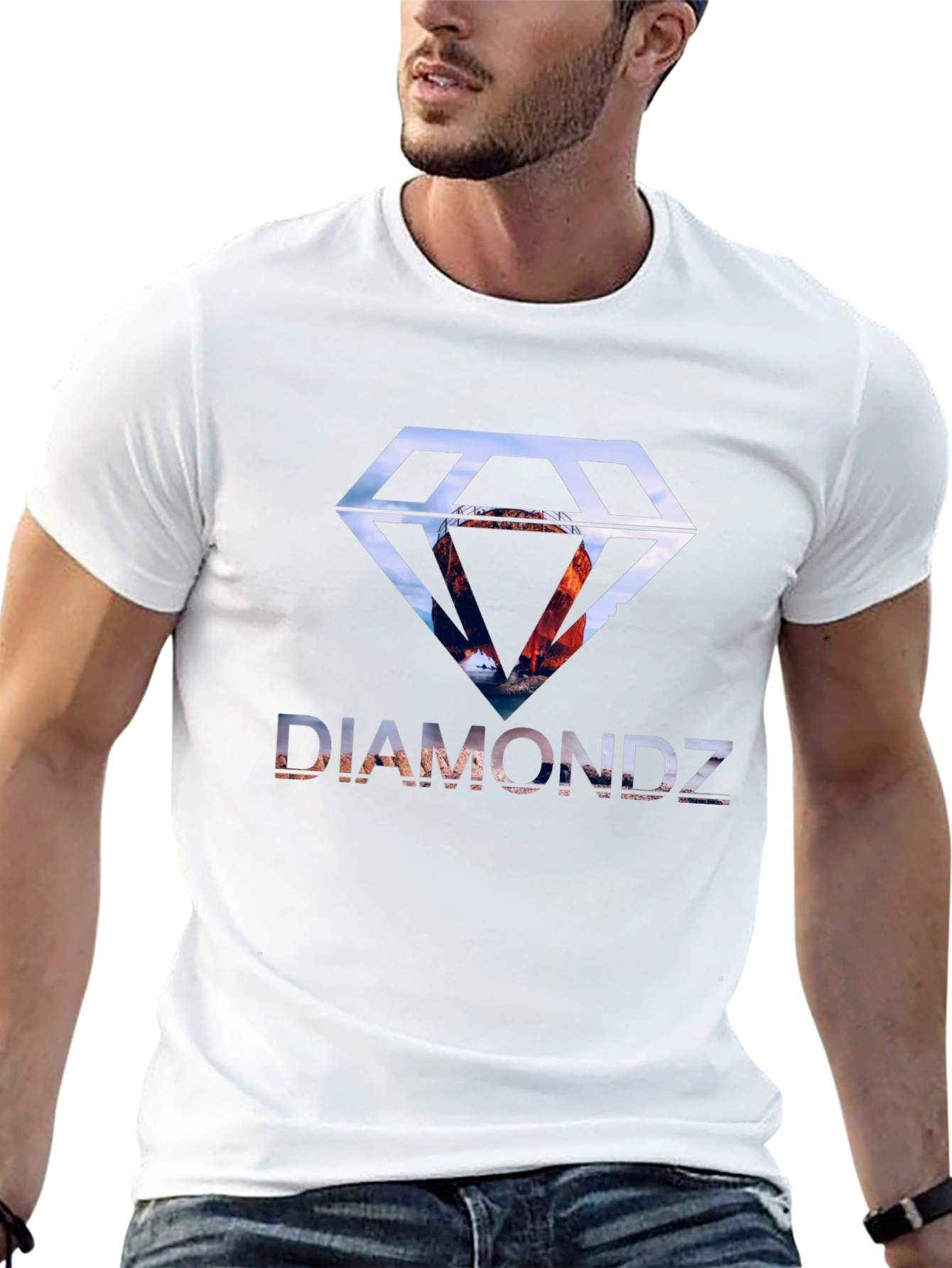 Diamondz Black T-Shirt