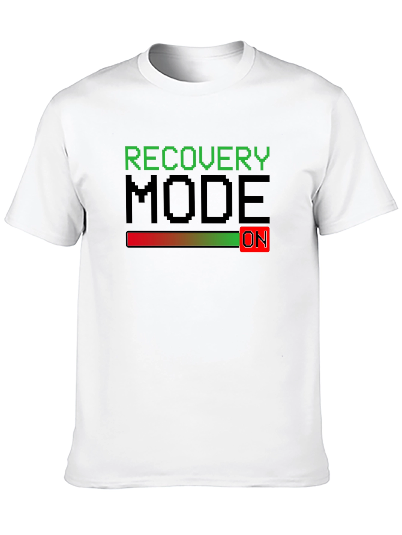 Recovery Mode ON Pixel Art Graphic T-Shirt