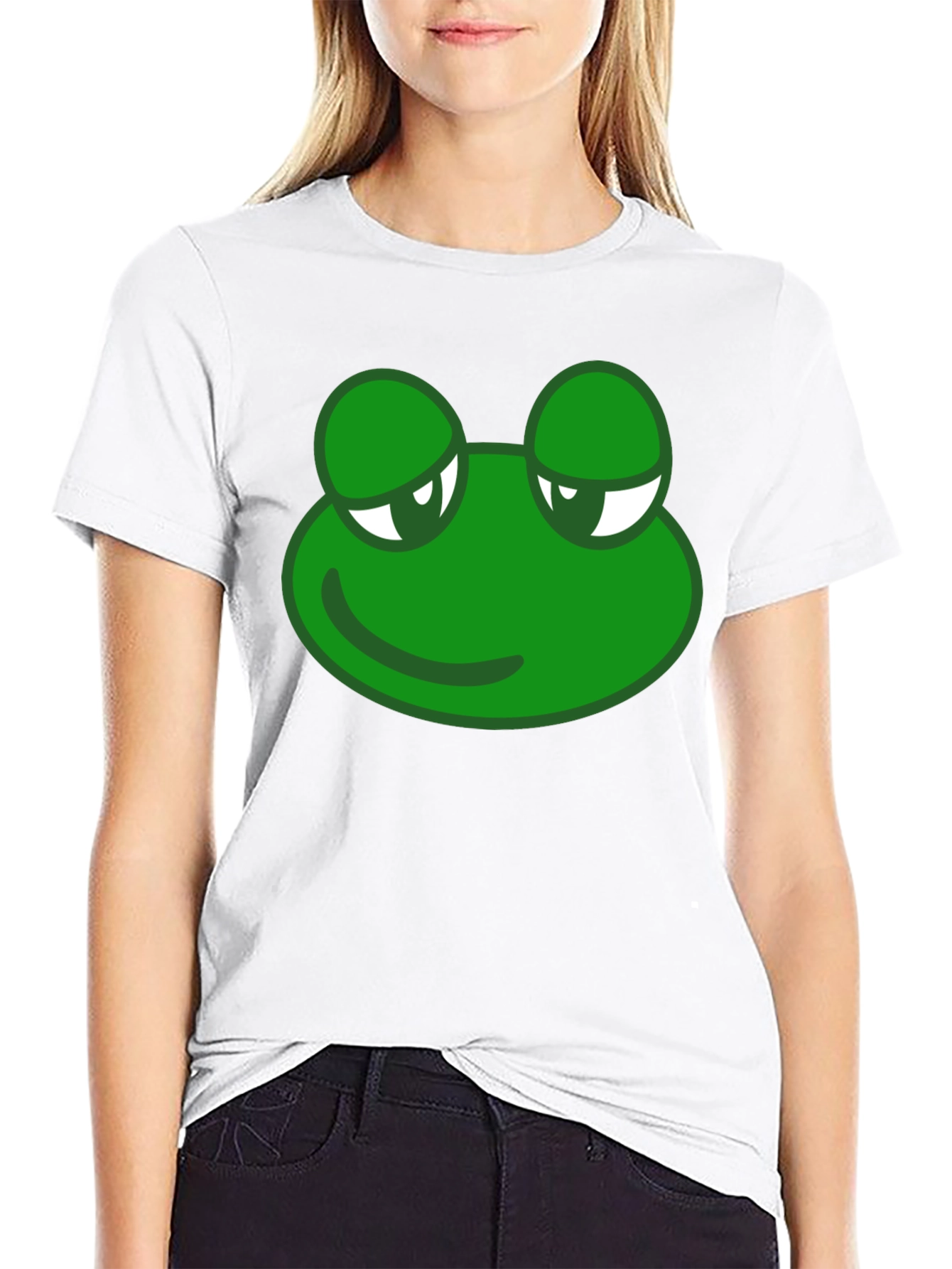 Cool Frog Graphic T-Shirt - Black