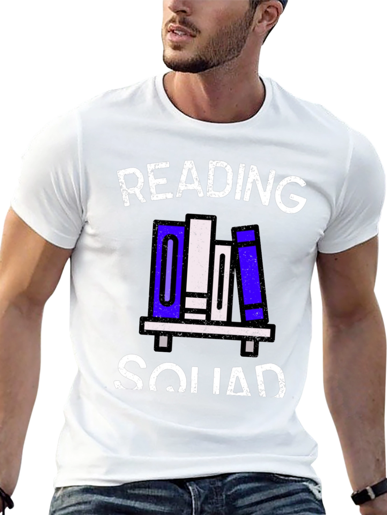 Reading Squad Graphic T-Shirt - Book Lover Tee