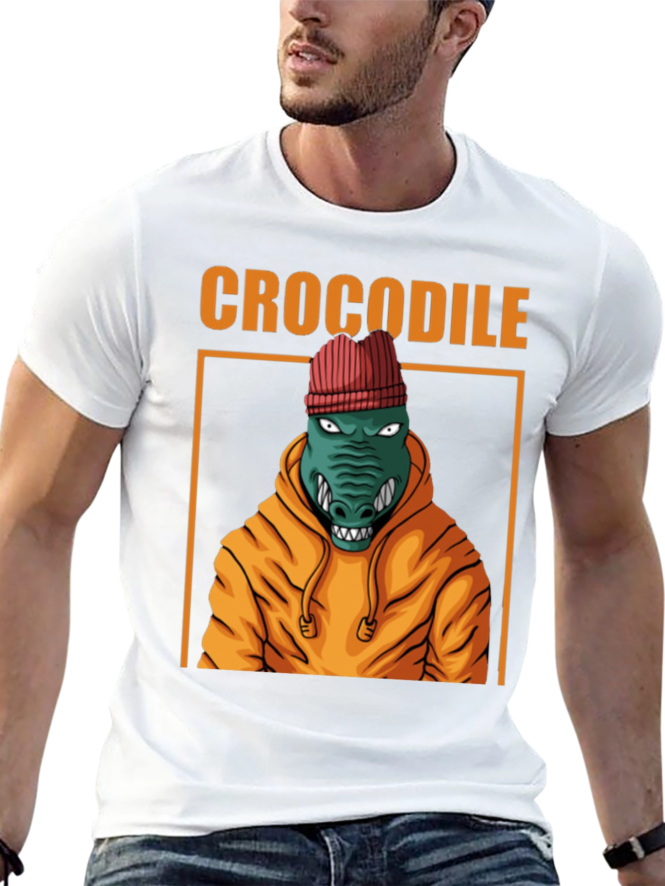 Crocodile Graphic Tee - Urban Style T-Shirt
