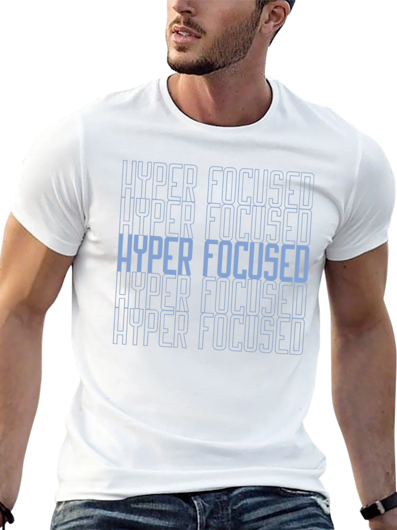 Hyper Focused Graphic T-Shirt - Mens Black Tee