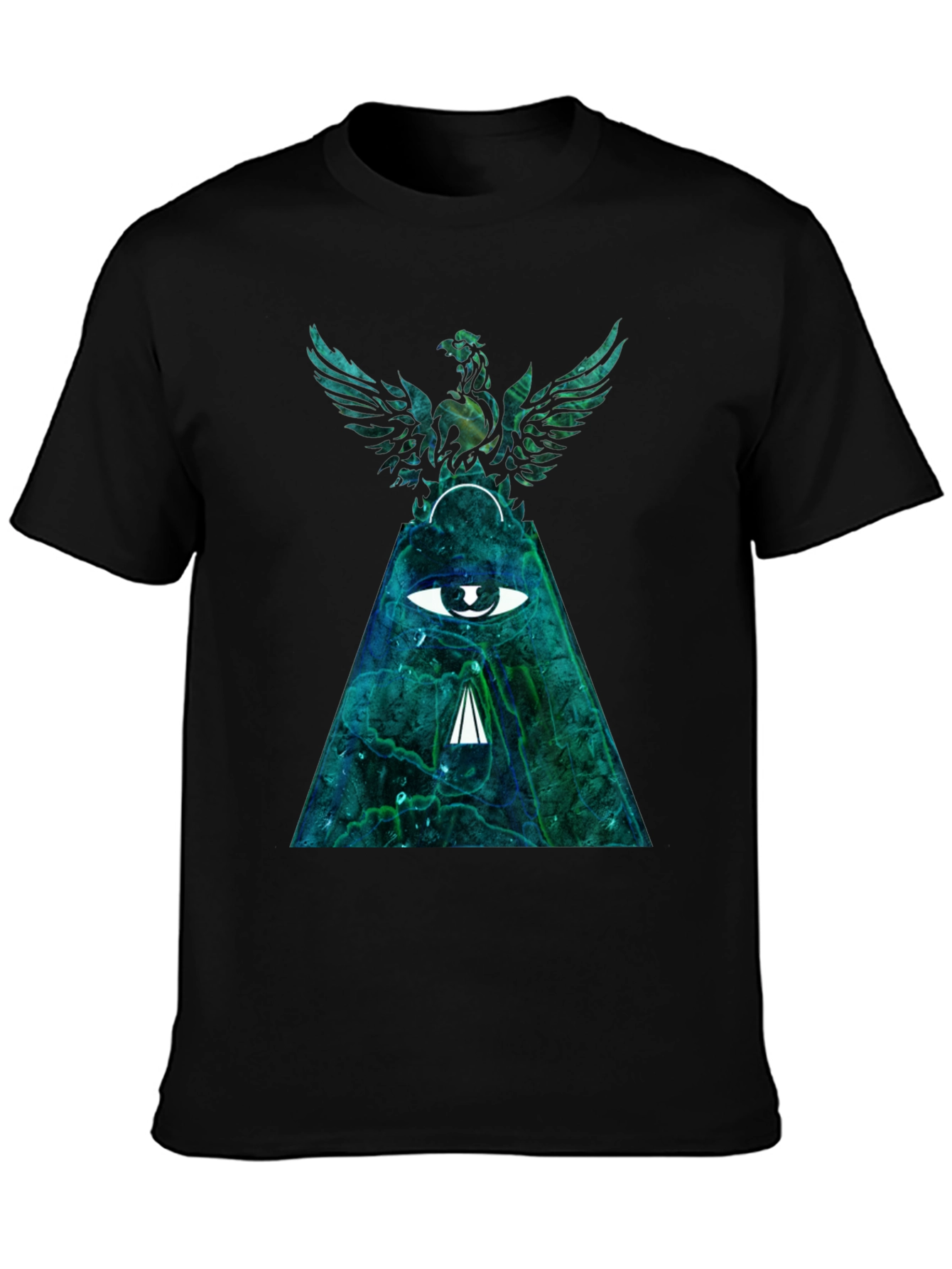 Mystic Eagle Eye Graphic Tee - Black