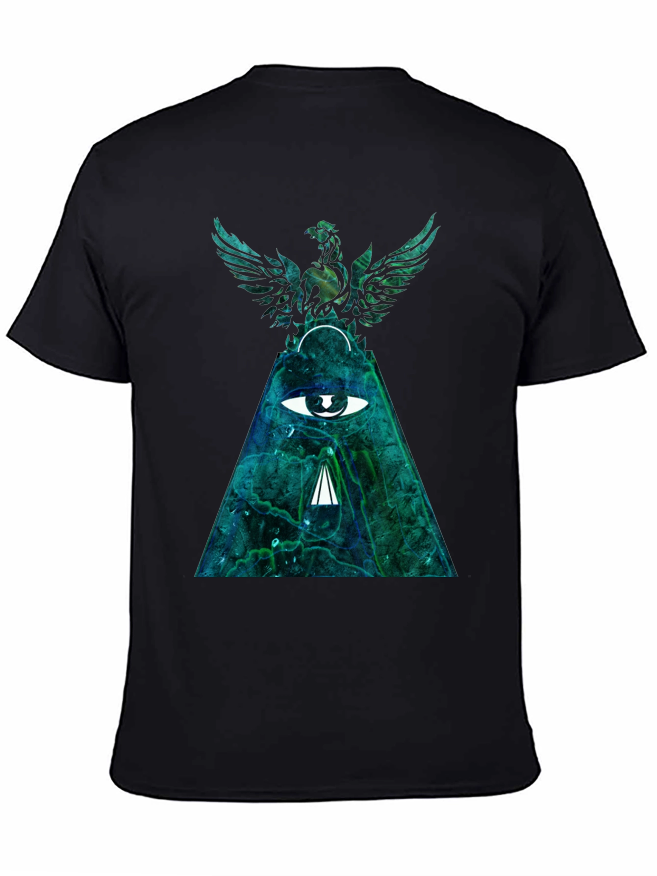 Mystic Eagle Eye Graphic Tee - Black