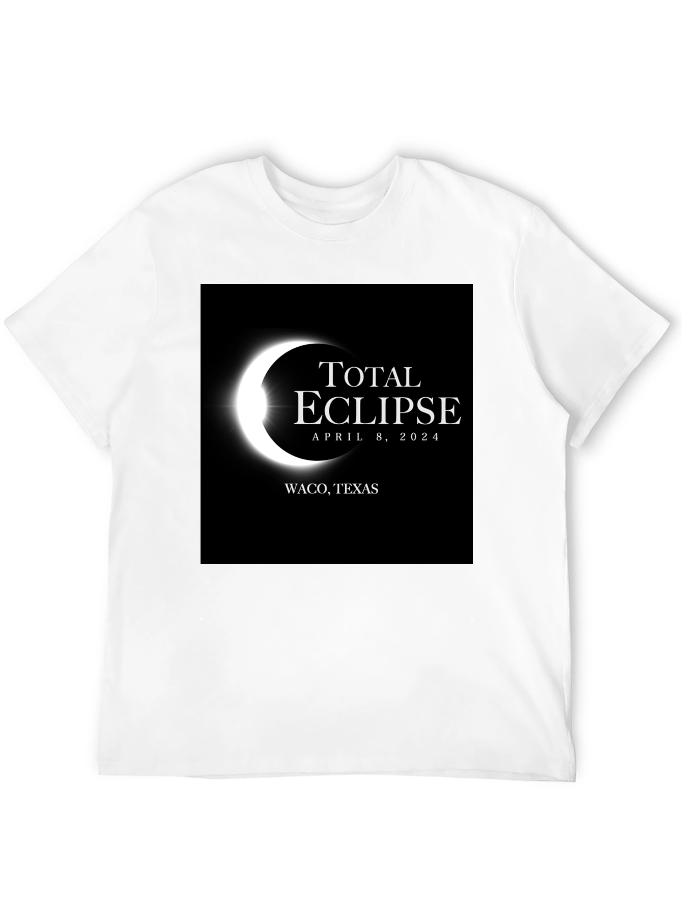 Total Eclipse April 8 2024 Waco Texas T-Shirt
