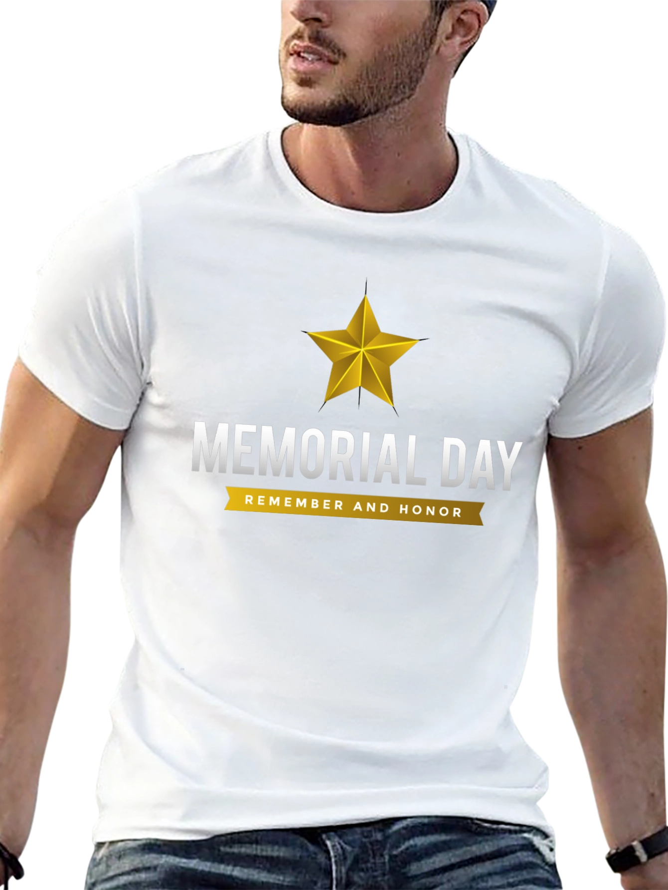 Memorial Day Remember & Honor Graphic T-Shirt