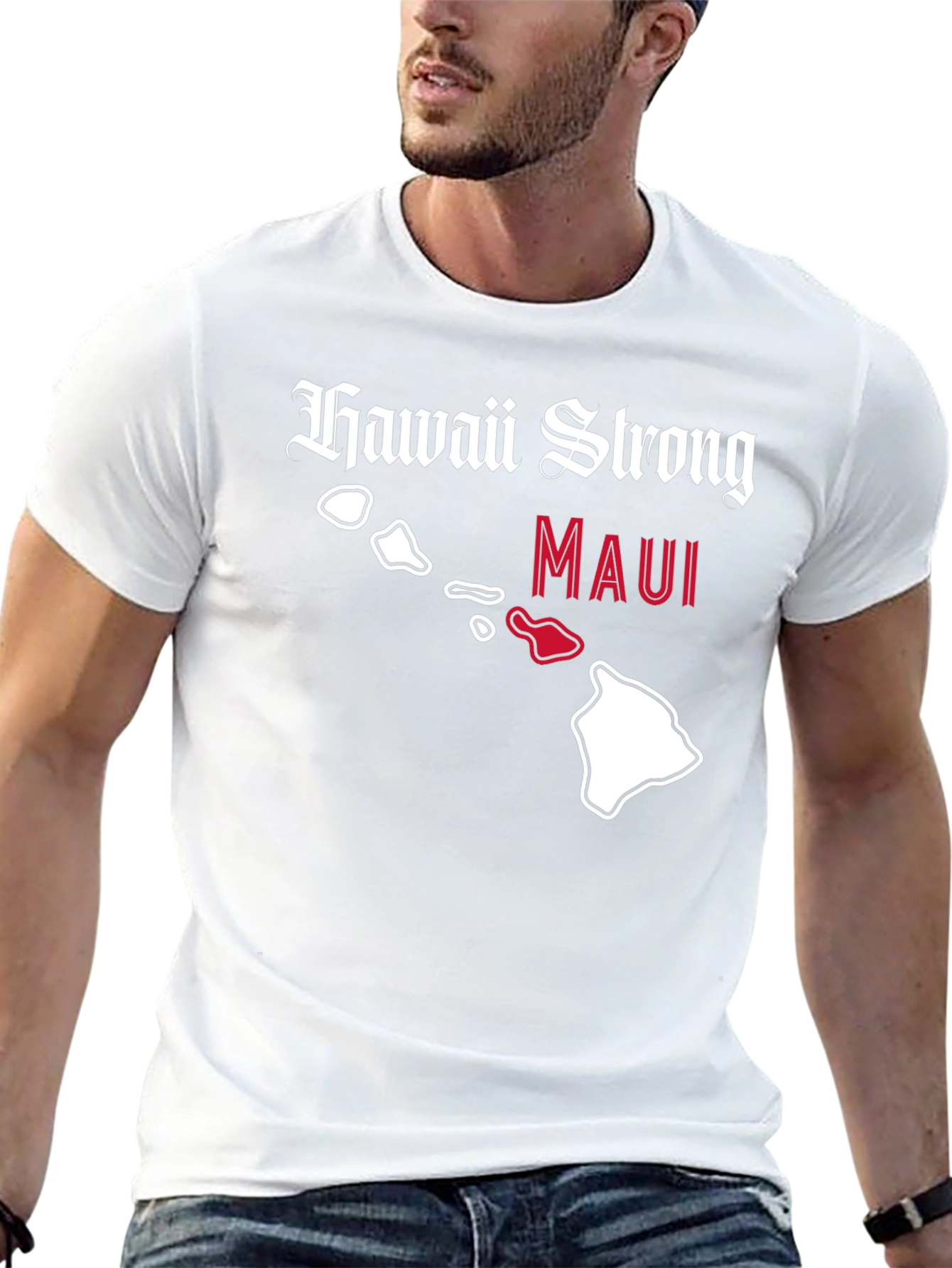 Hawaii Strong Maui T-Shirt - Show Your Support!