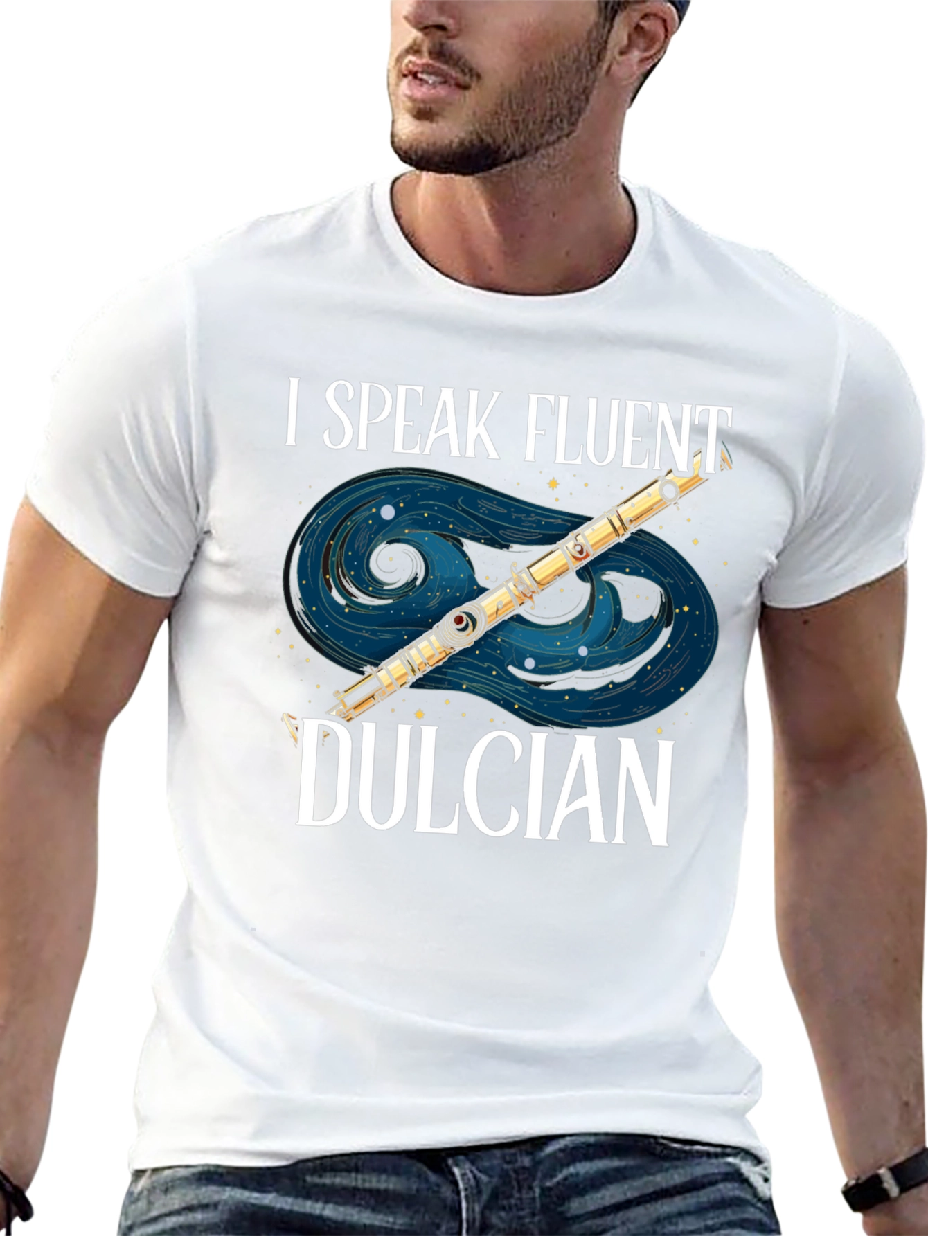 I Speak Fluent Dulcian T-Shirt Funny Musician Tee