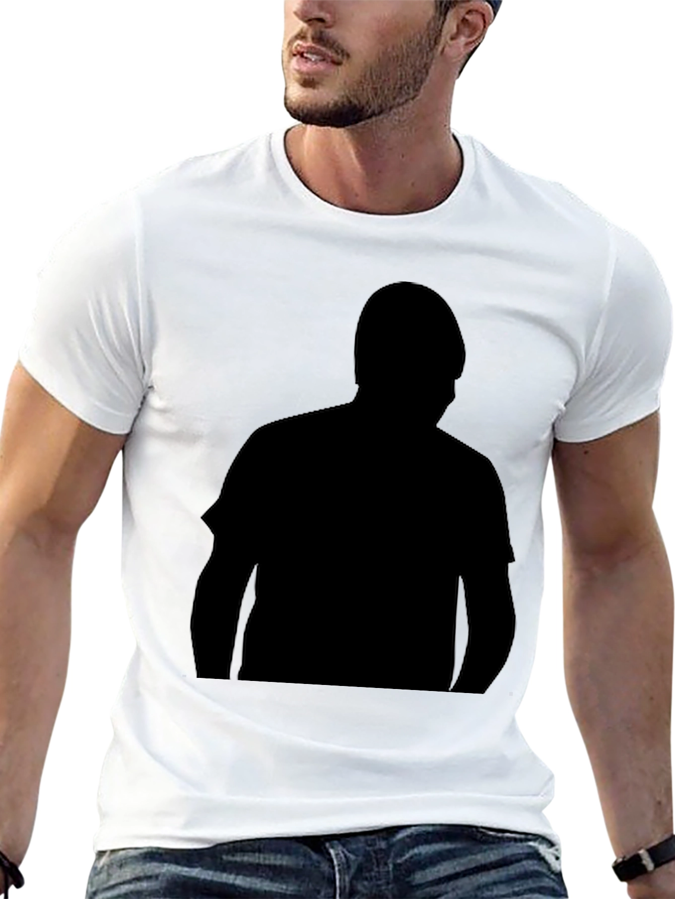 Silhouette Graphic Tee - Mens Black T-Shirt