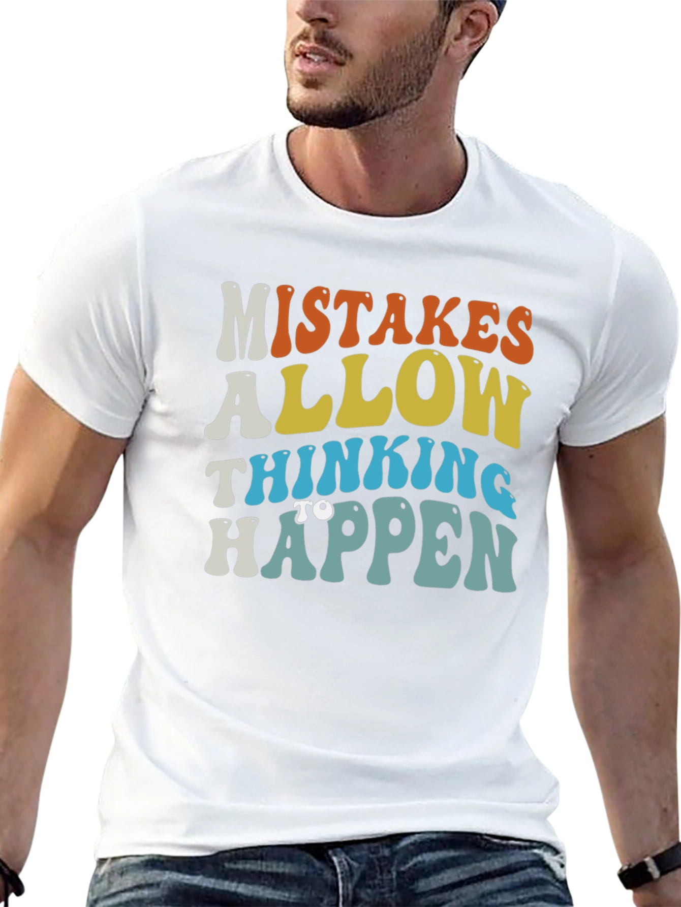 Mistakes Allow Thinking to Happen Graphic Tee