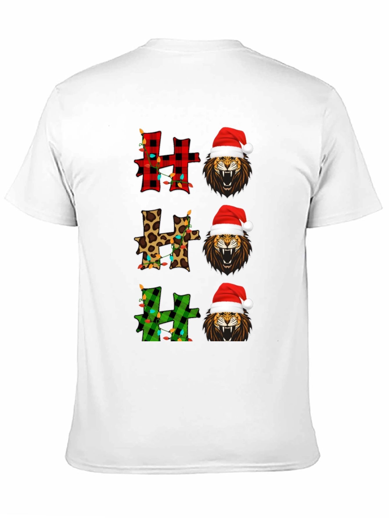 Festive Lion Christmas T-Shirt