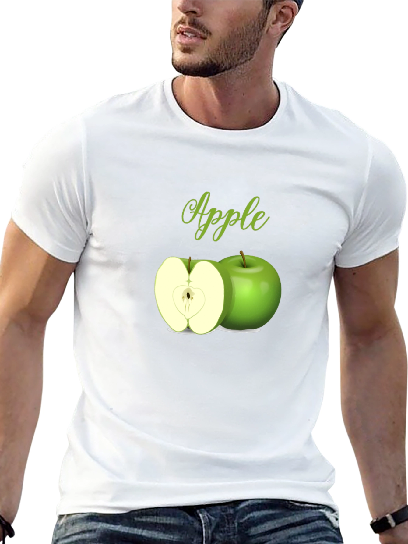 Apple Graphic Tee - Fresh & Fun