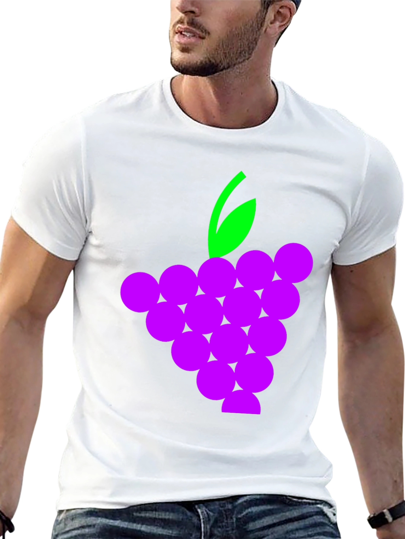 Grape Graphic T-Shirt - Trendy Casual Wear