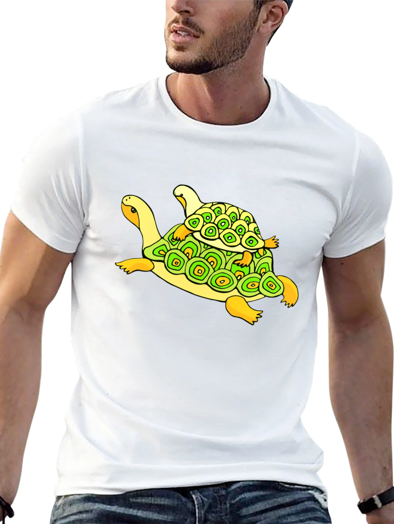 Turtle Family Graphic Tee