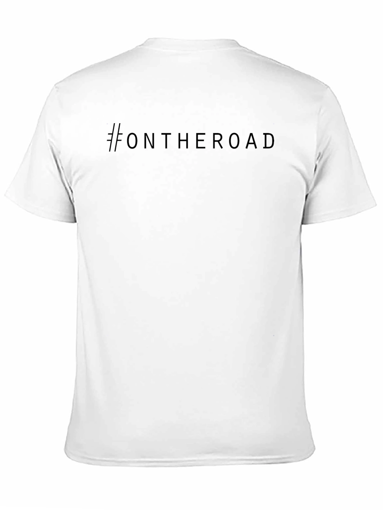 #OnTheRoad Black T-Shirt - Stylish & Comfortable