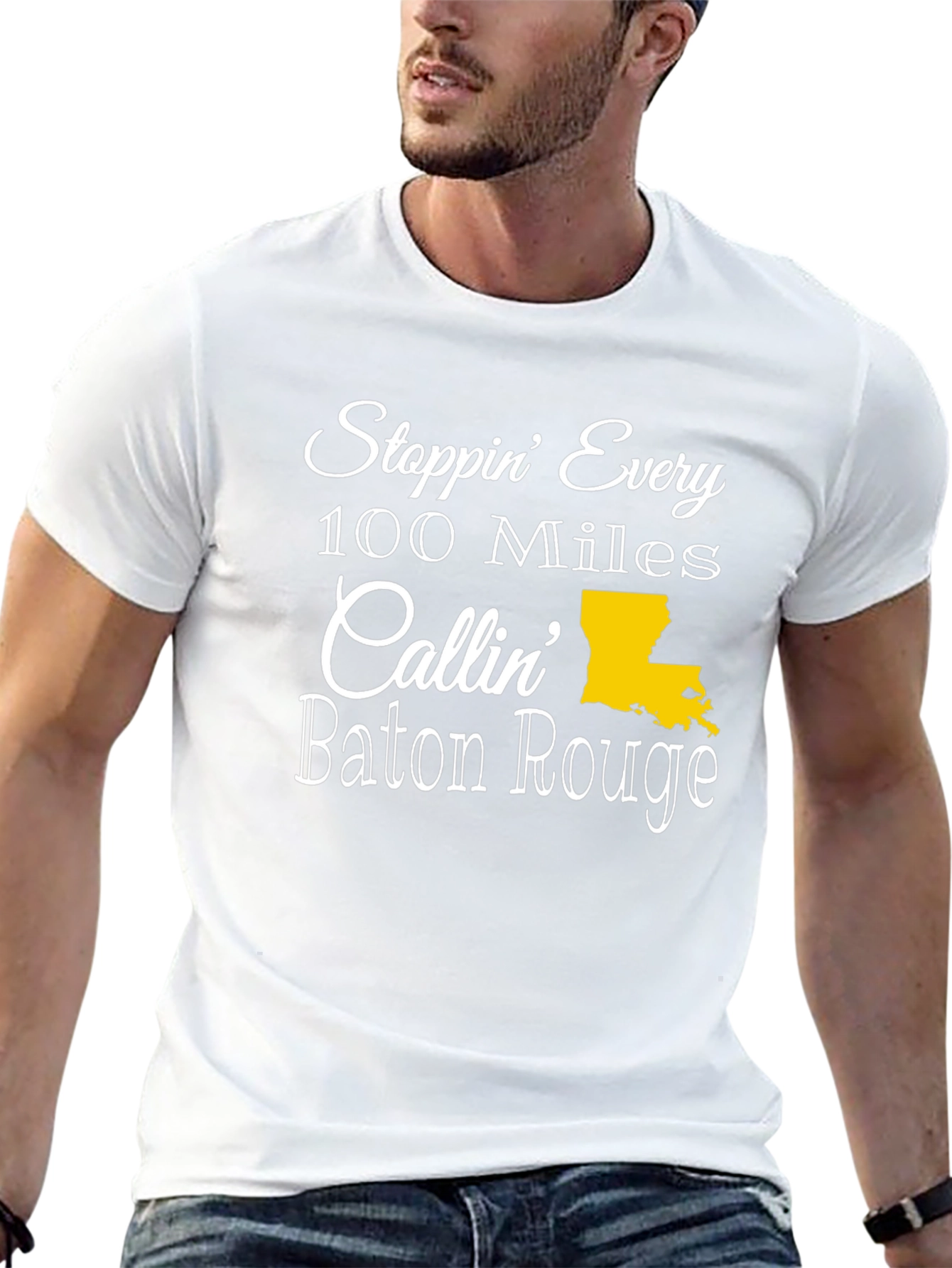 Stoppin Every 100 Miles Baton Rouge T-Shirt