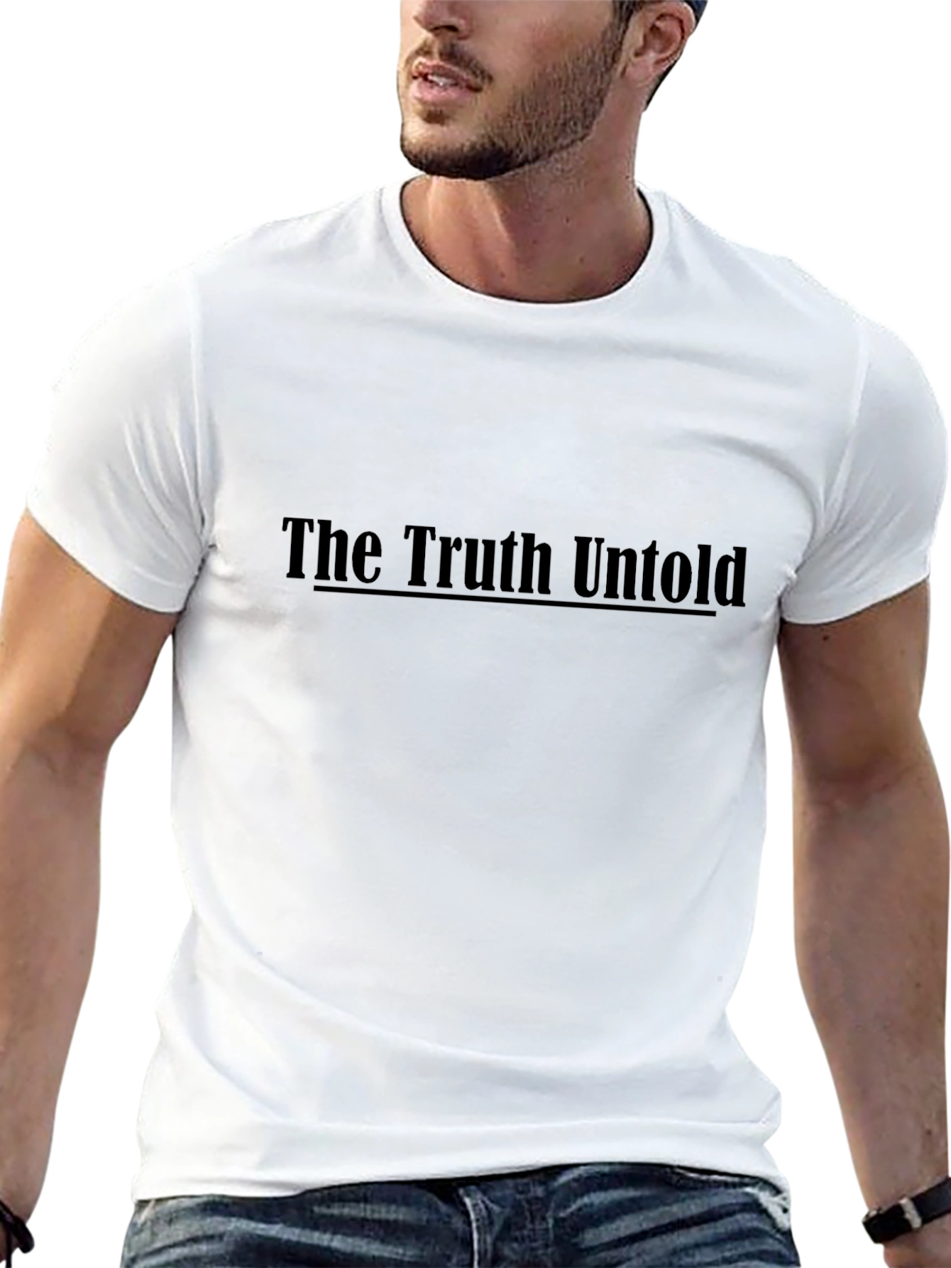 The Truth Untold Black Graphic Tee