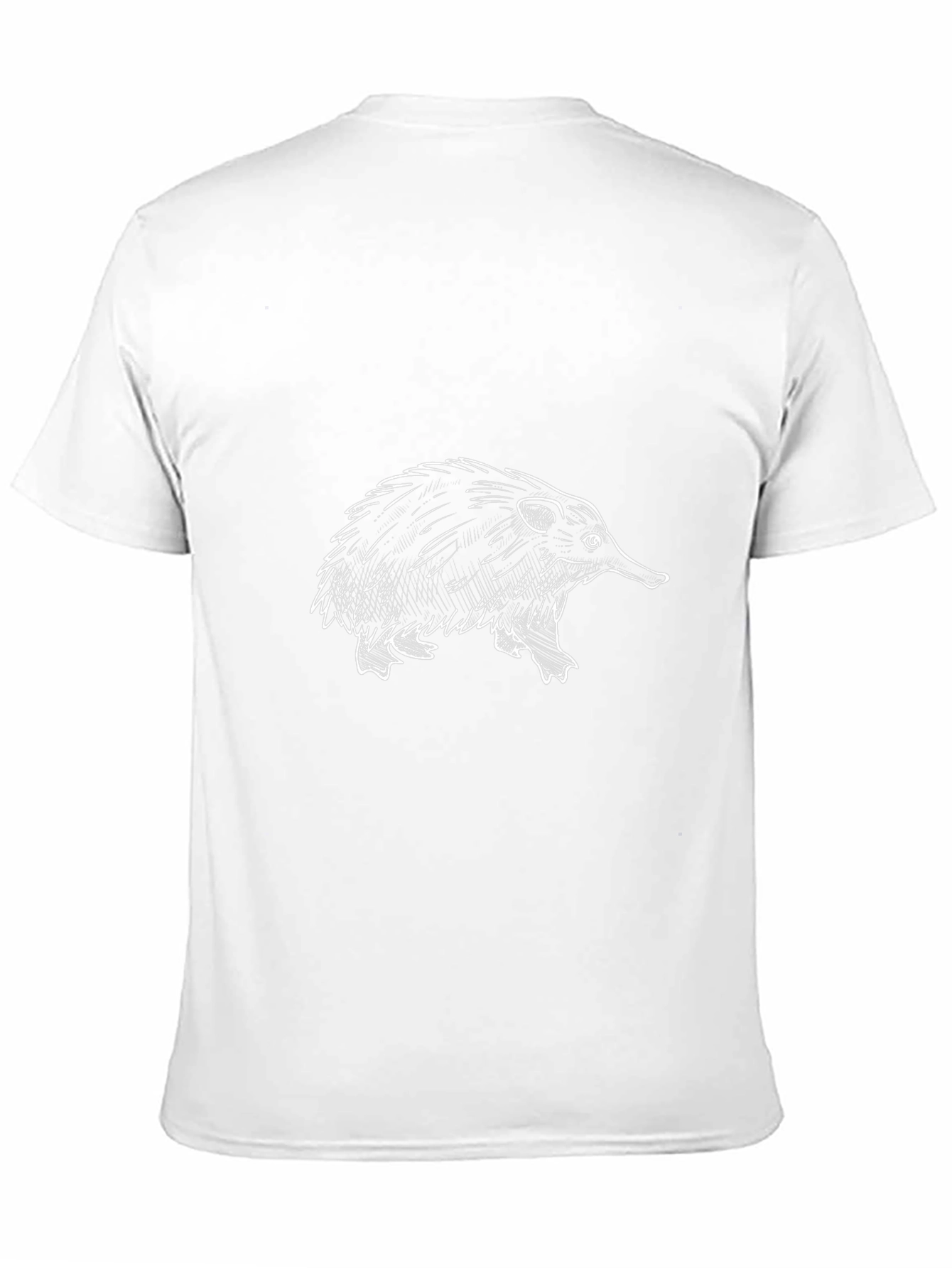 Echidna Graphic Tee - Black Cotton T-Shirt