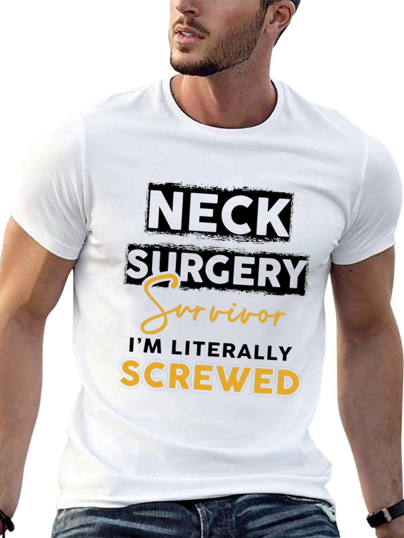 Neck Surgery Survivor Funny T-Shirt
