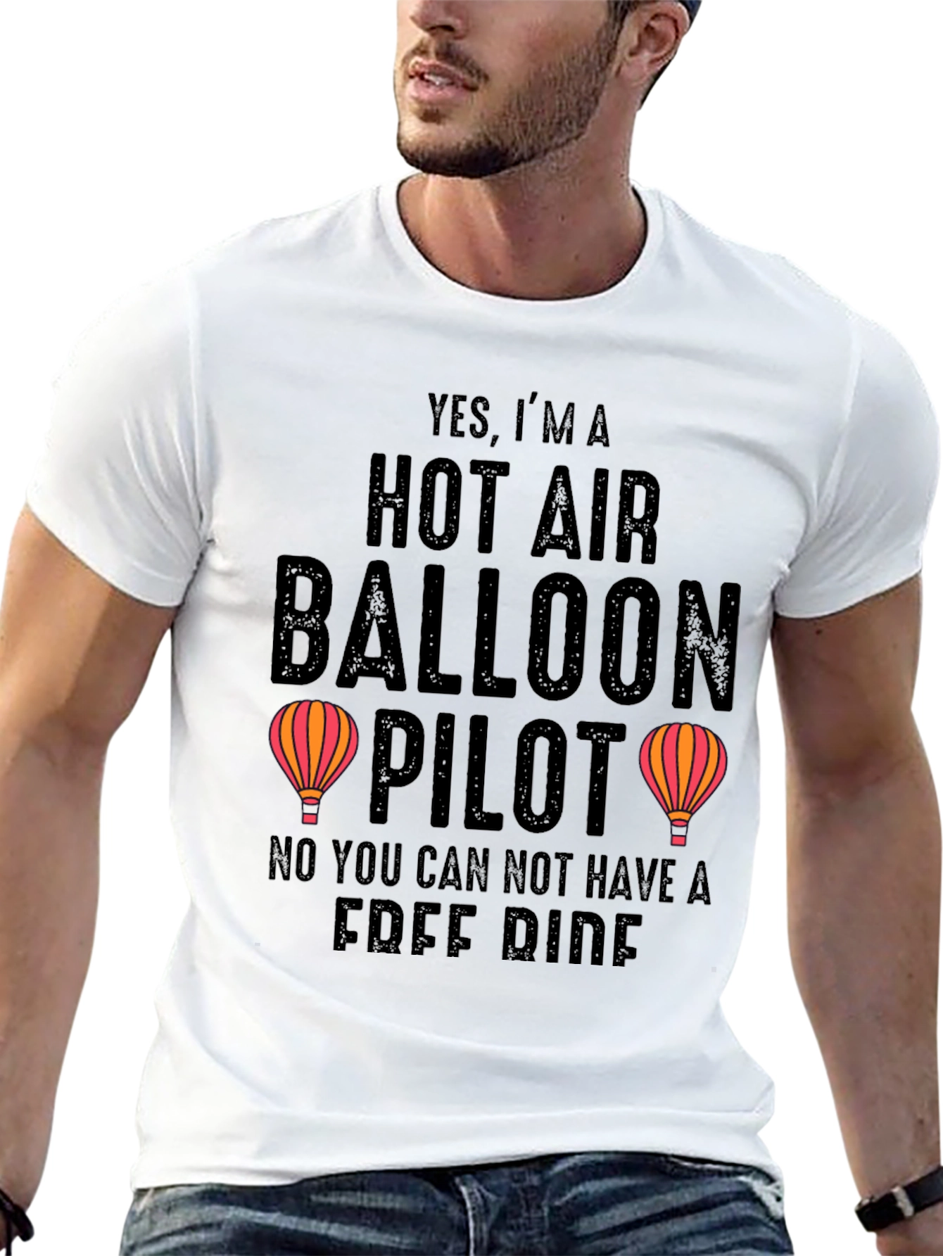 Hot Air Balloon Pilot Graphic Tee