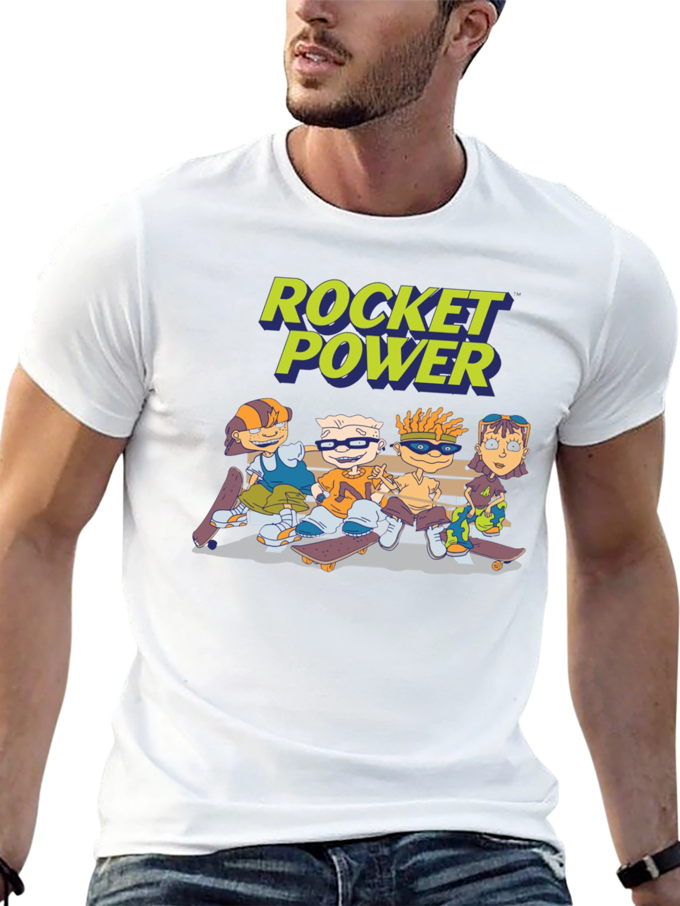 Rocket Power Cartoon Graphic Tee