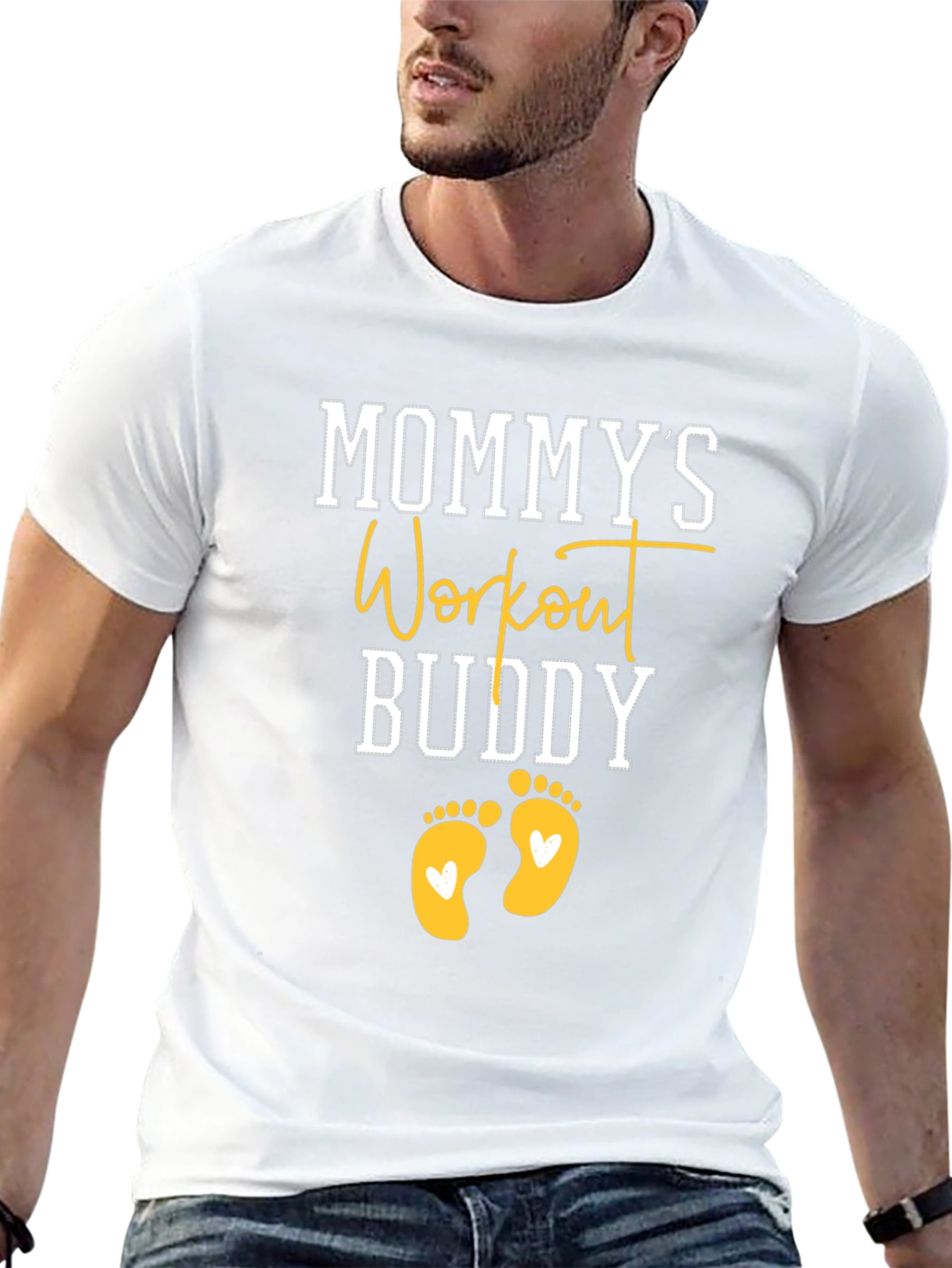 Mommys Workout Buddy Graphic Tee