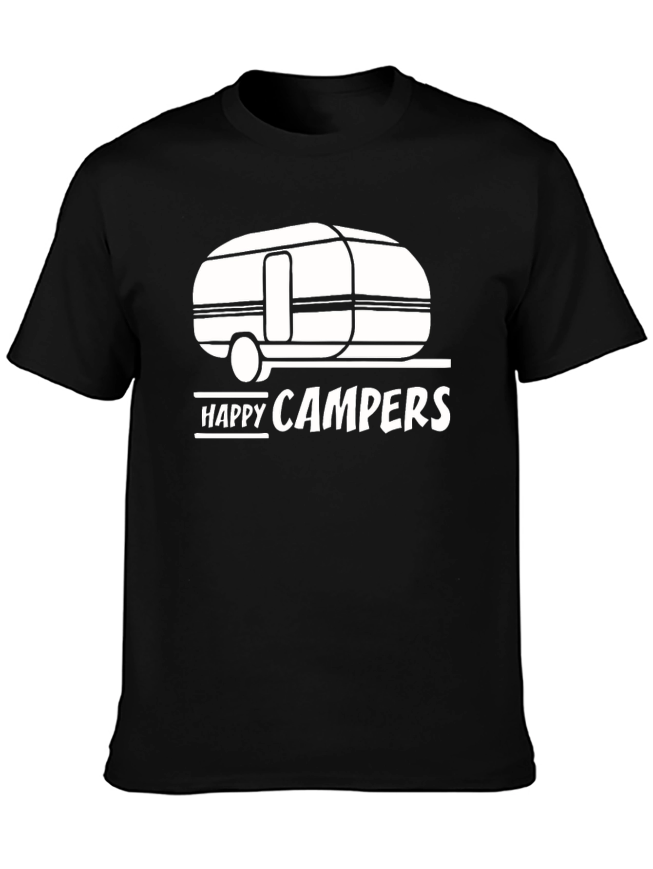 Happy Campers Graphic T-Shirt - Camping Tee